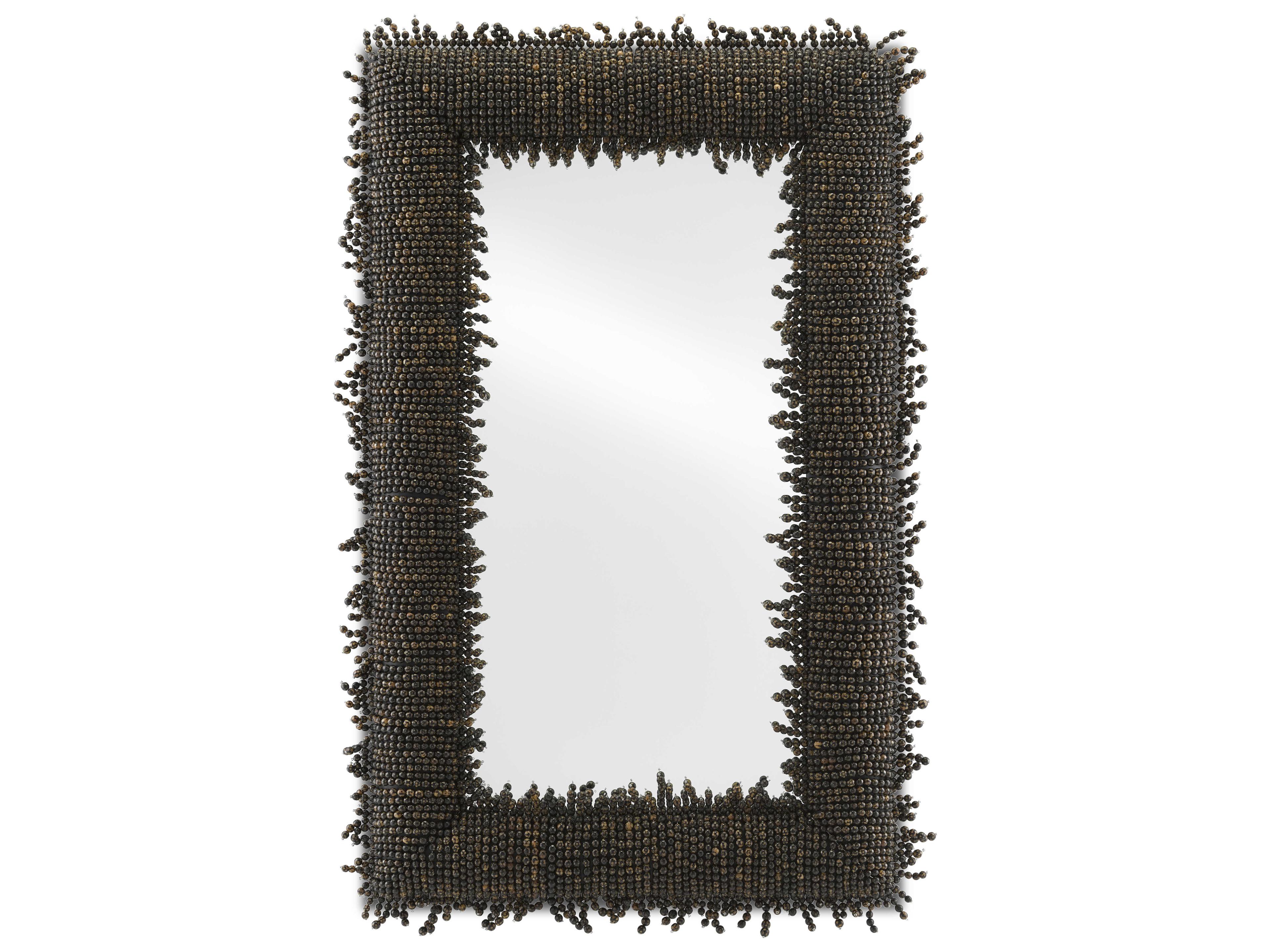 Luxecor Pasay Black Rectangular Wall Mirror