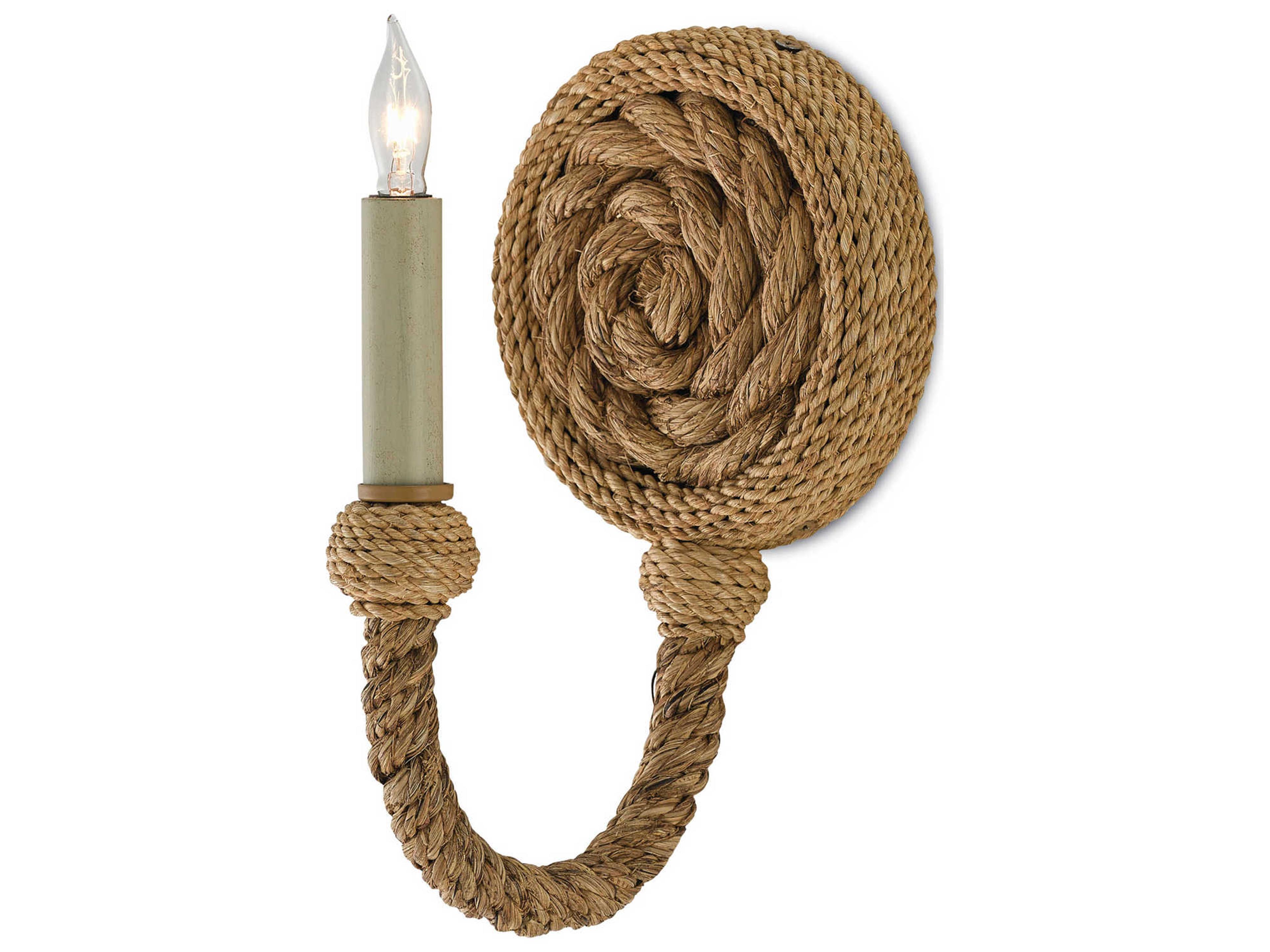 Wallis 1-Light Natural Brown Wall Sconce