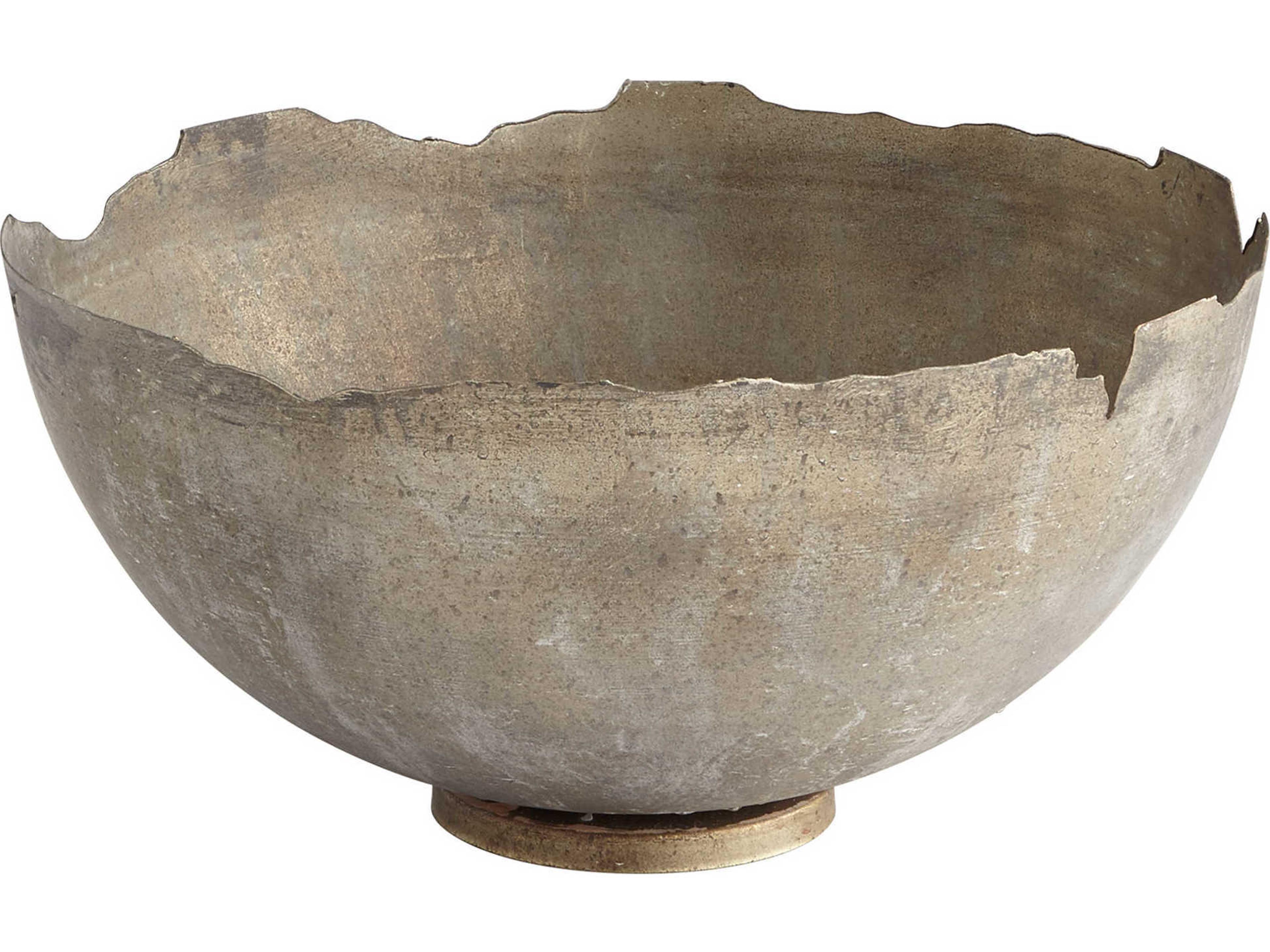 Pompeii Whitewashed Large Bowl