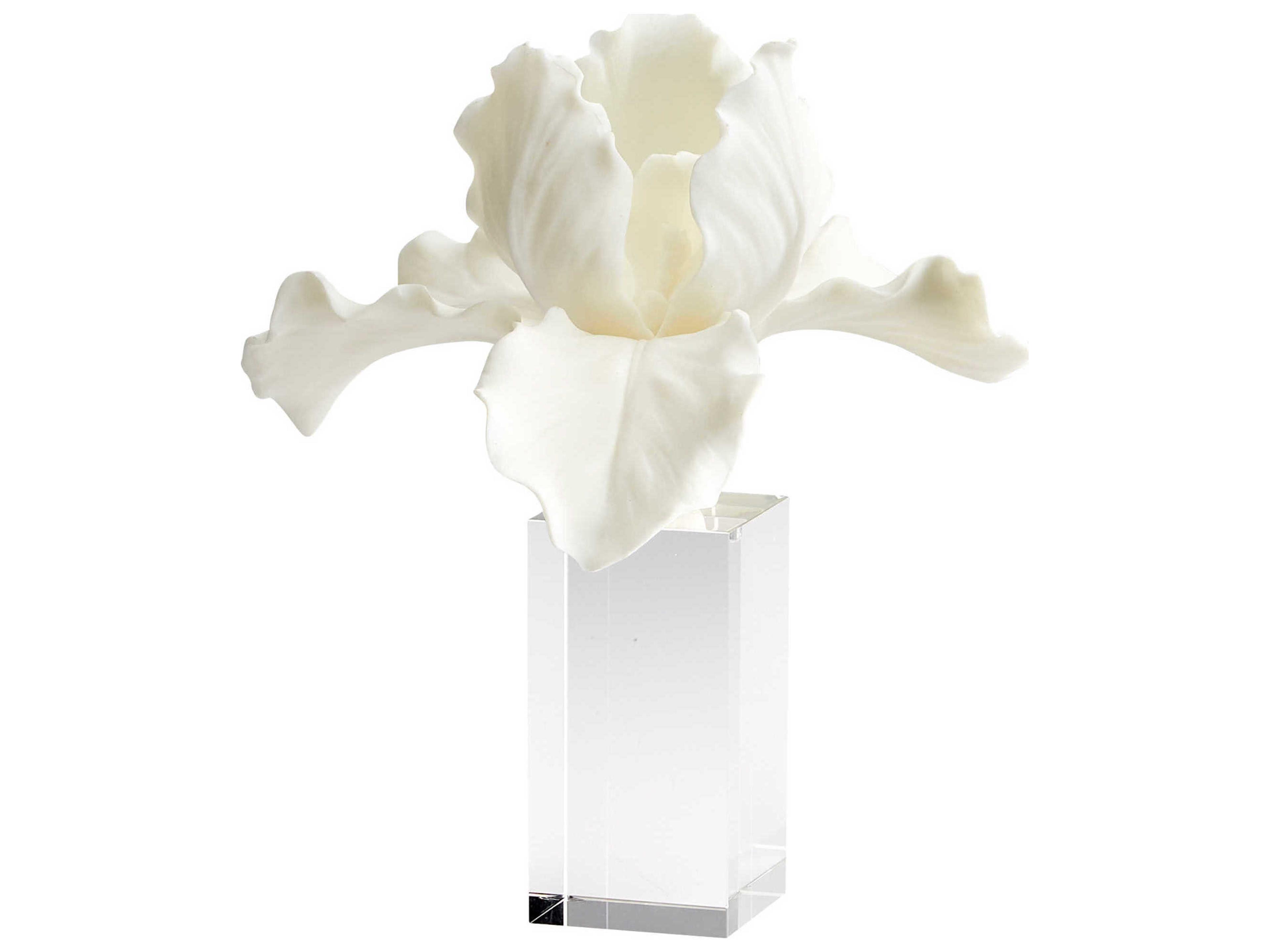 Cyan Design White Orchid Sculpture