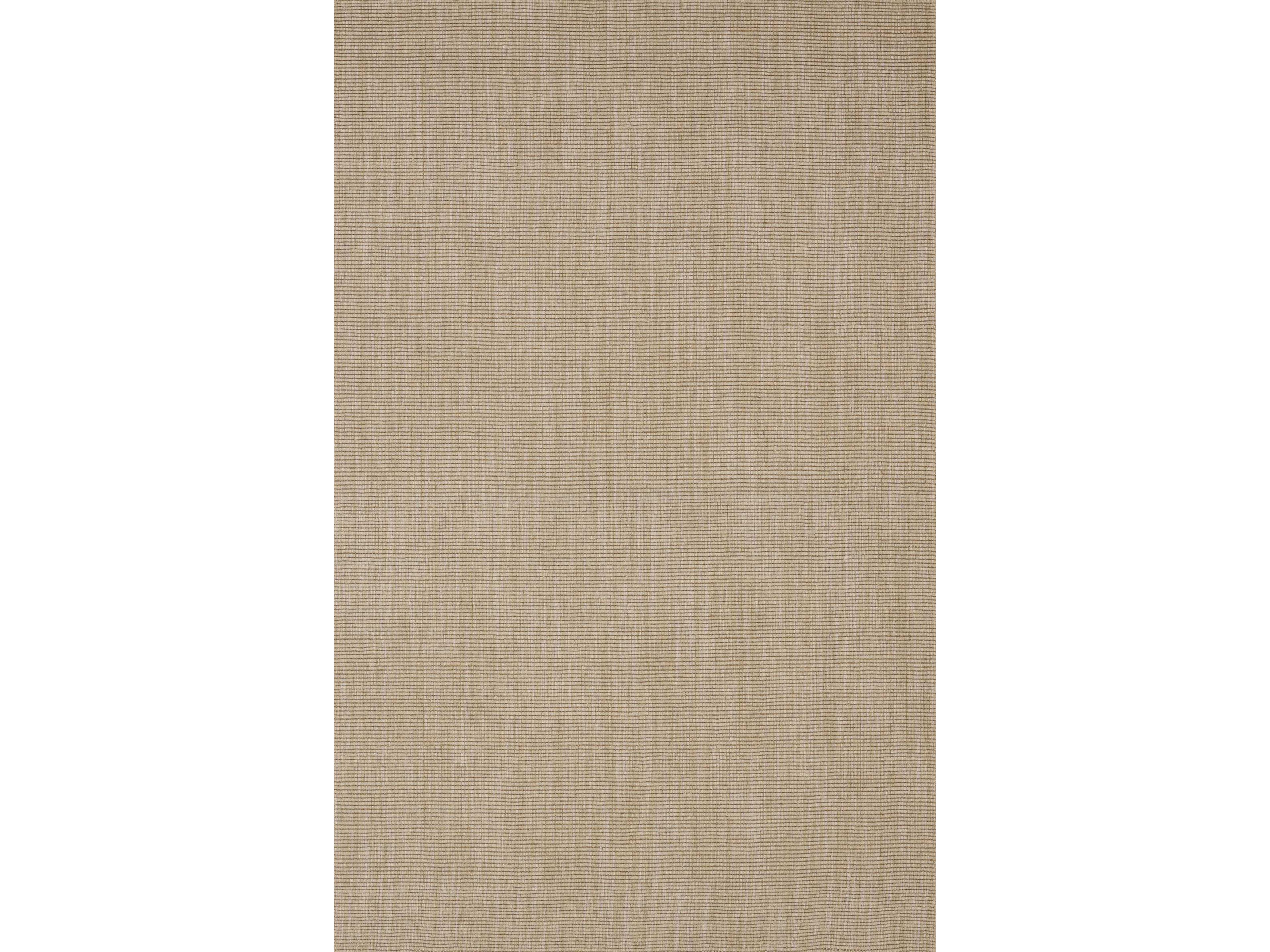 Monaco Sisal Area Rug in Taupe Solid Textured Wool
