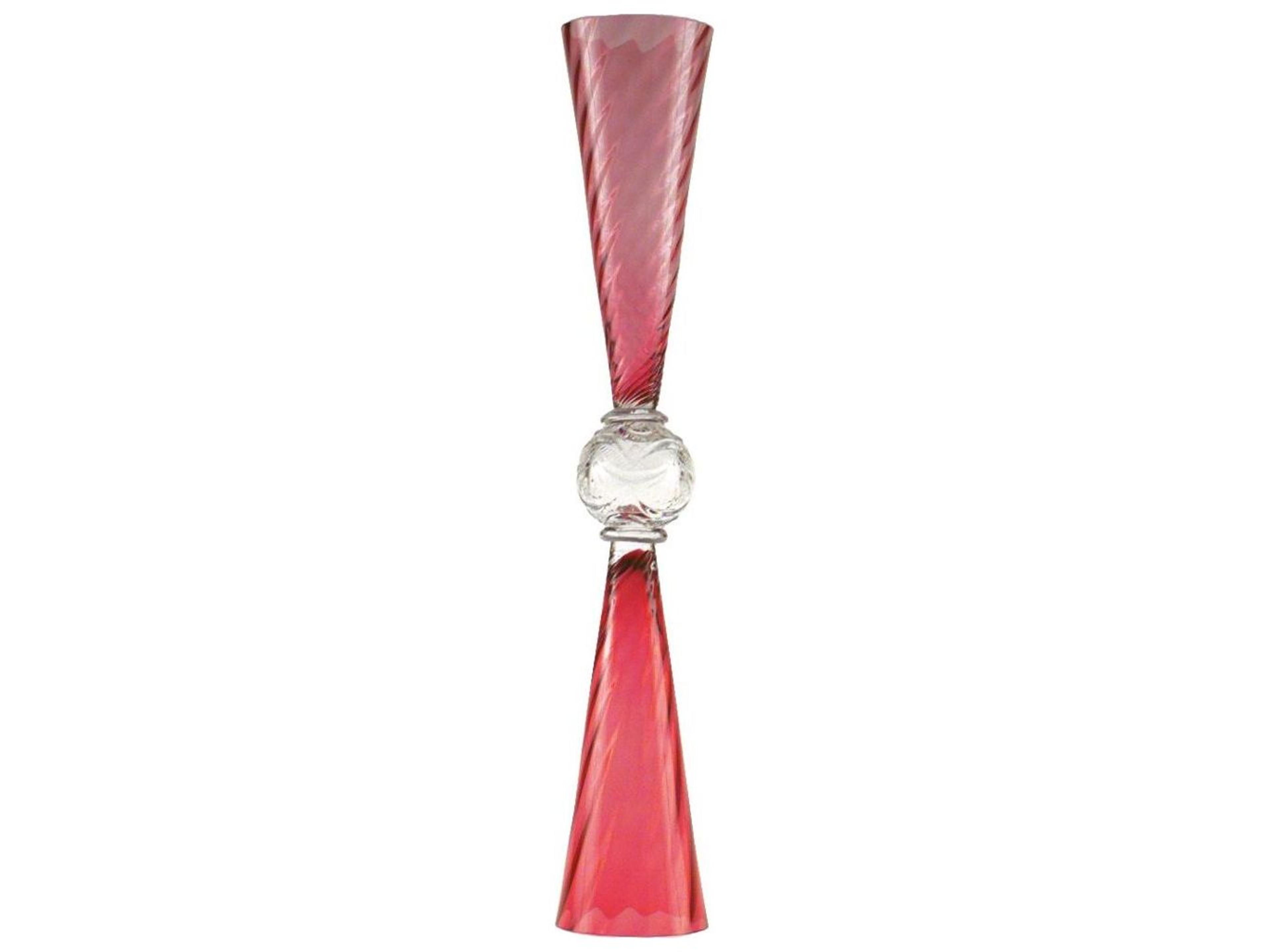 Borek Sipek Perigot Red Glass Vase