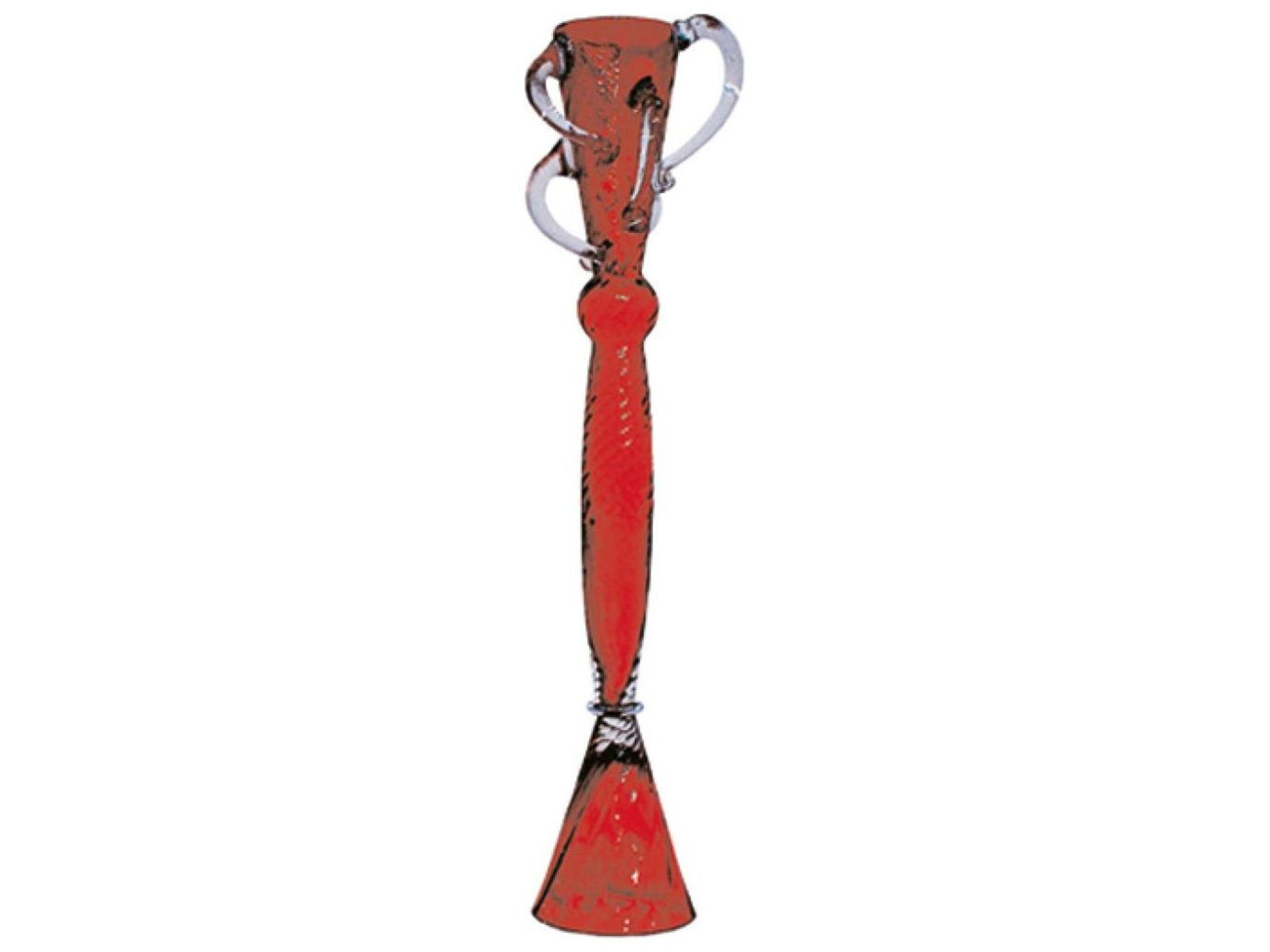 Borek Sipek Watteau II Red And Clear Glass Vase