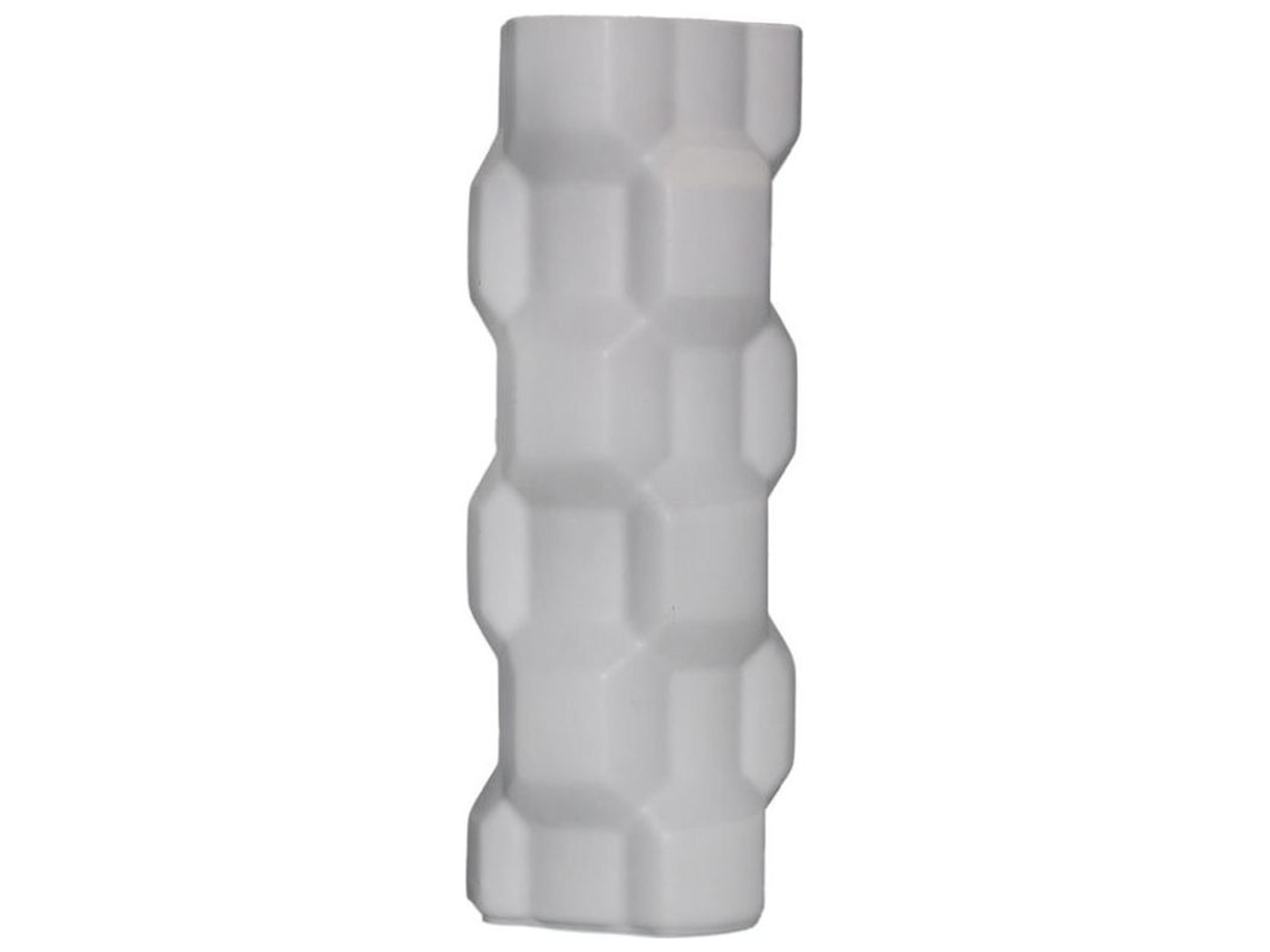 Gear By Philippe Bestenheider Tall Matte White Vase