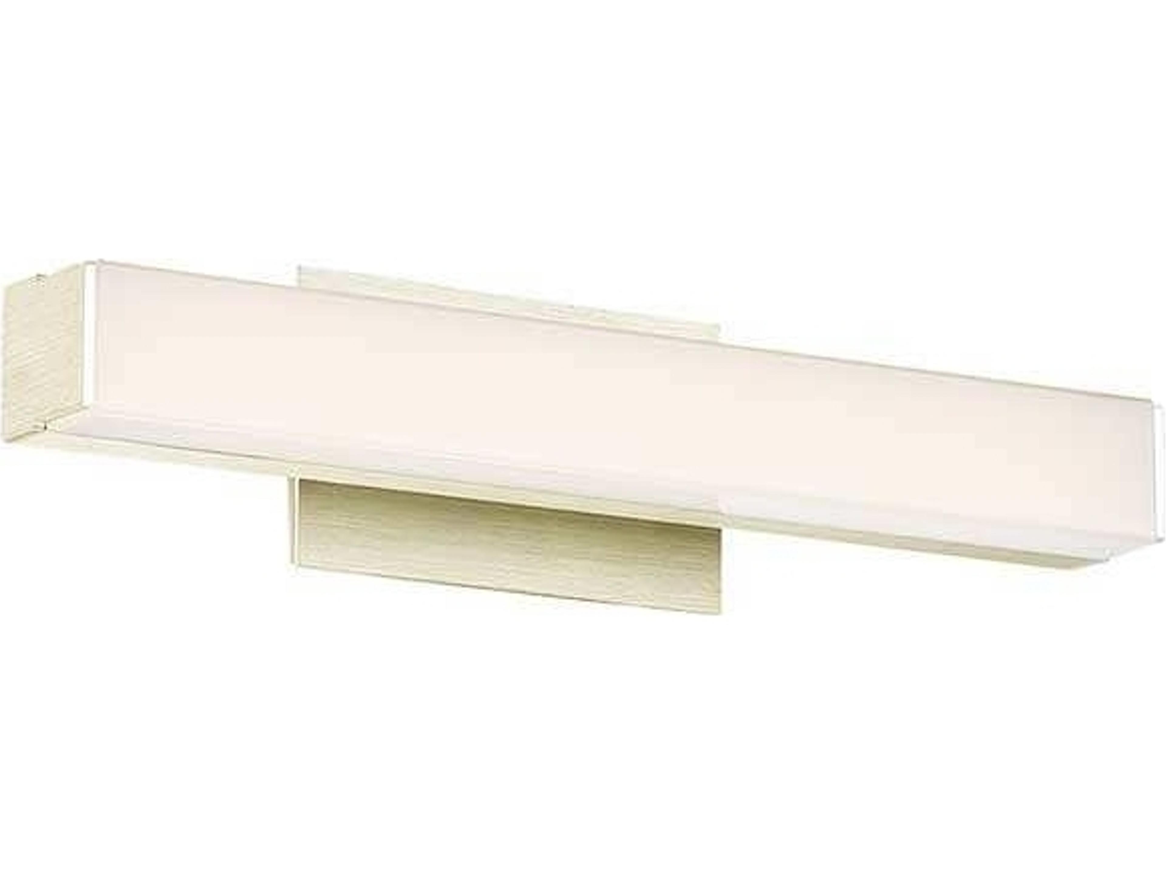 Brink 1-Light Brushed Brass LED Vanity Light