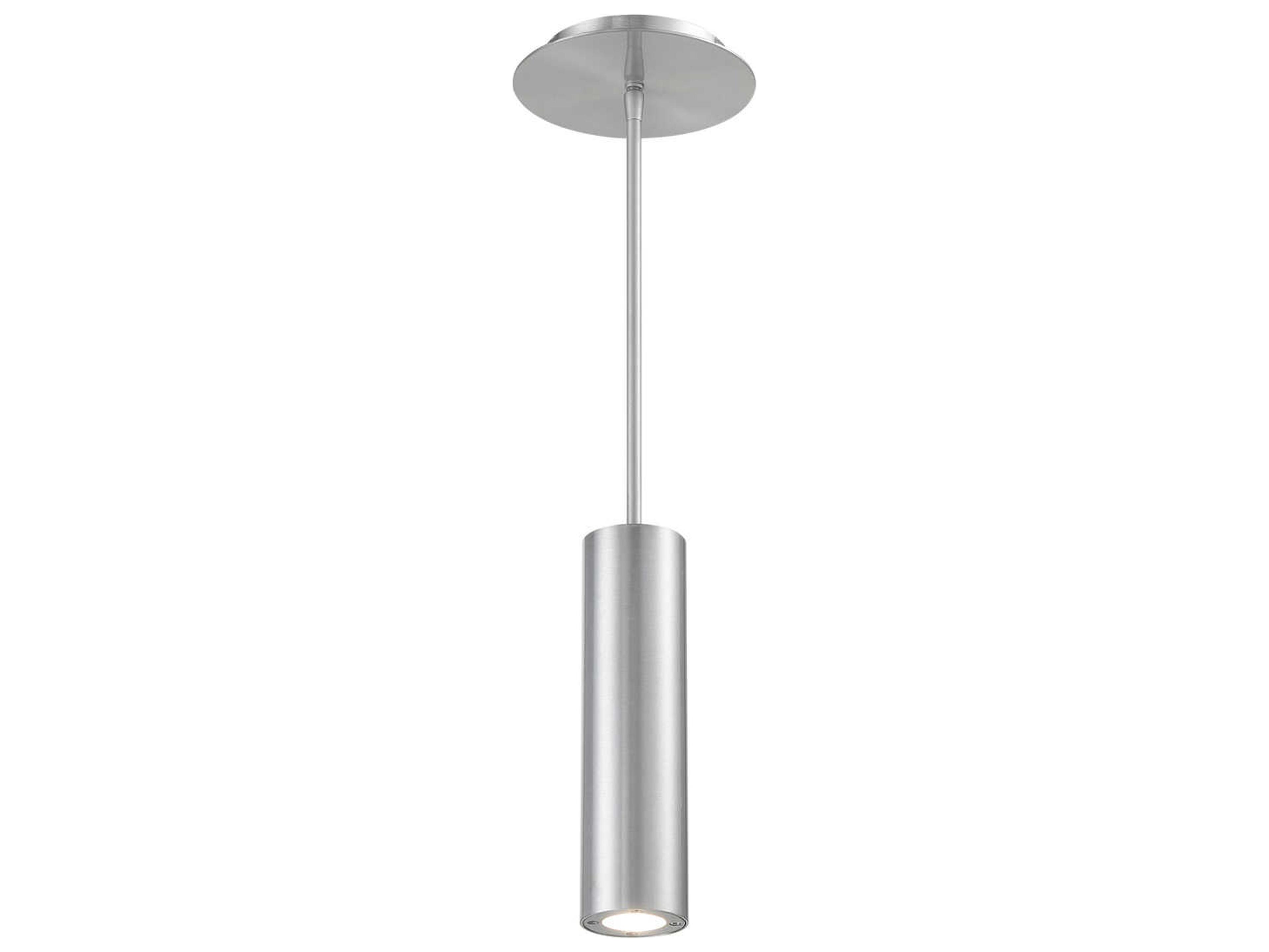 Caliber LED Outdoor Pendant in Brushed Aluminum