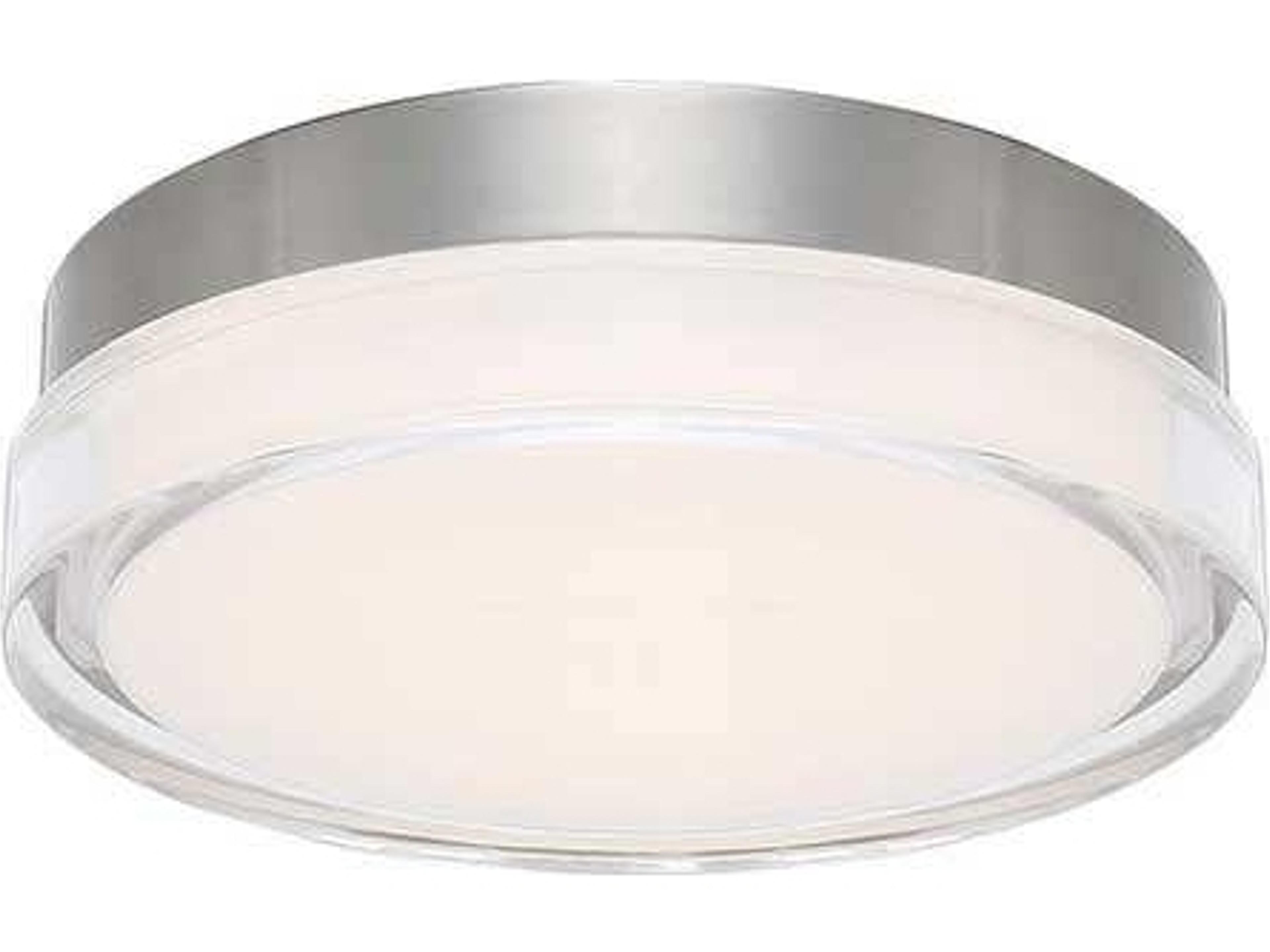 Dot LED Round Flush Mount Stainless Steel