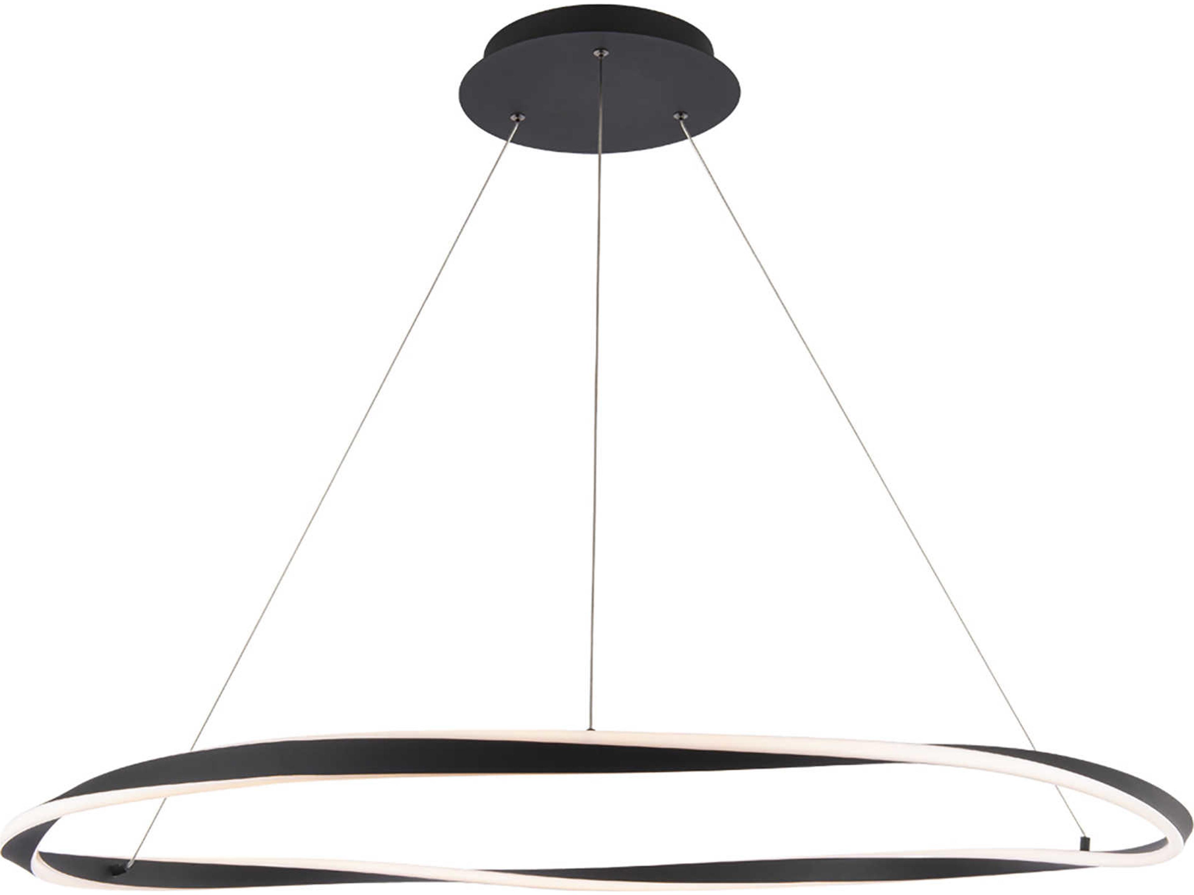 Eternal 1-Light Black LED Pendant