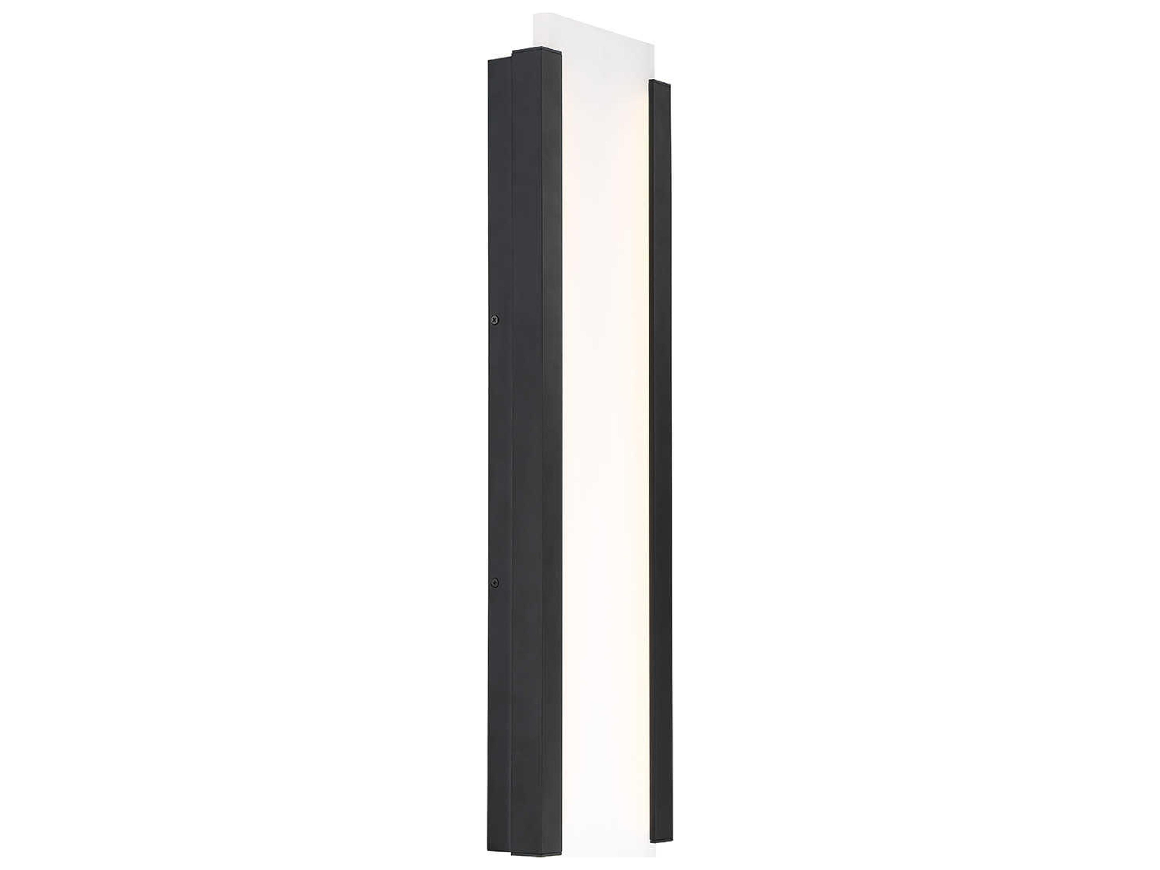 Fiction LED Outdoor Wall Sconce Black