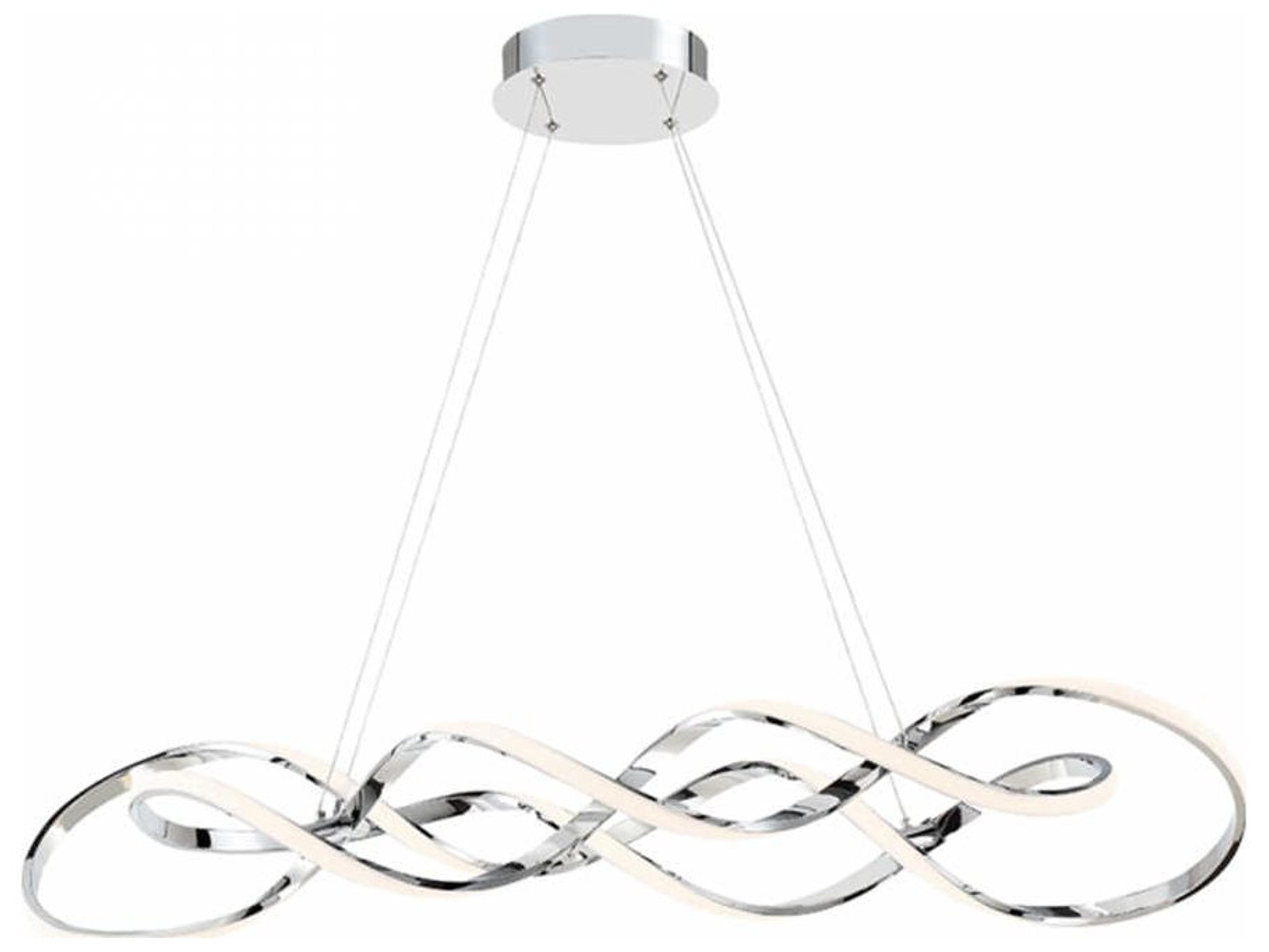 Interlace LED Pendant Modern Chrome