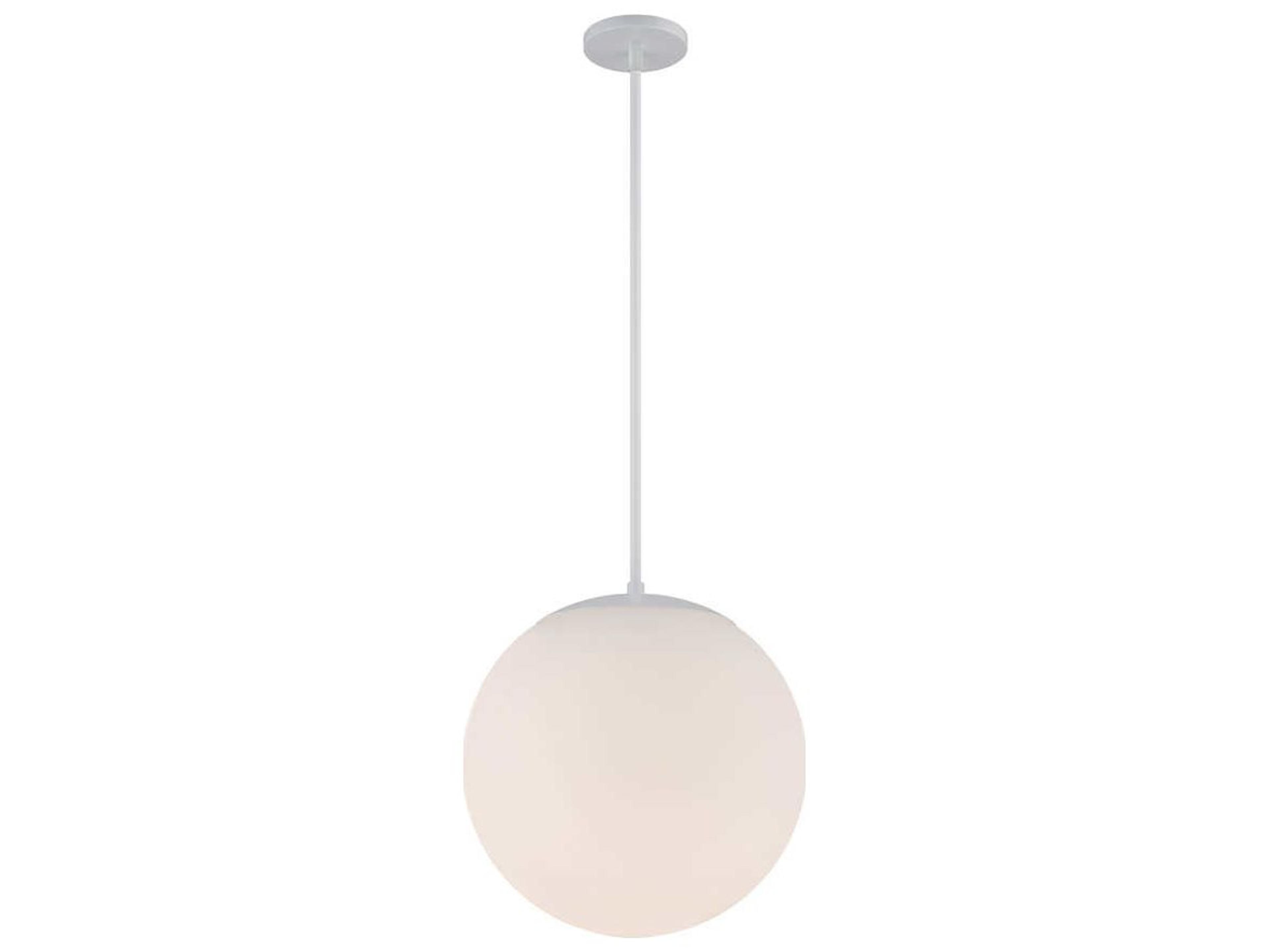 dweLED Niveous LED Pendant Light a Modern Globe Fixture