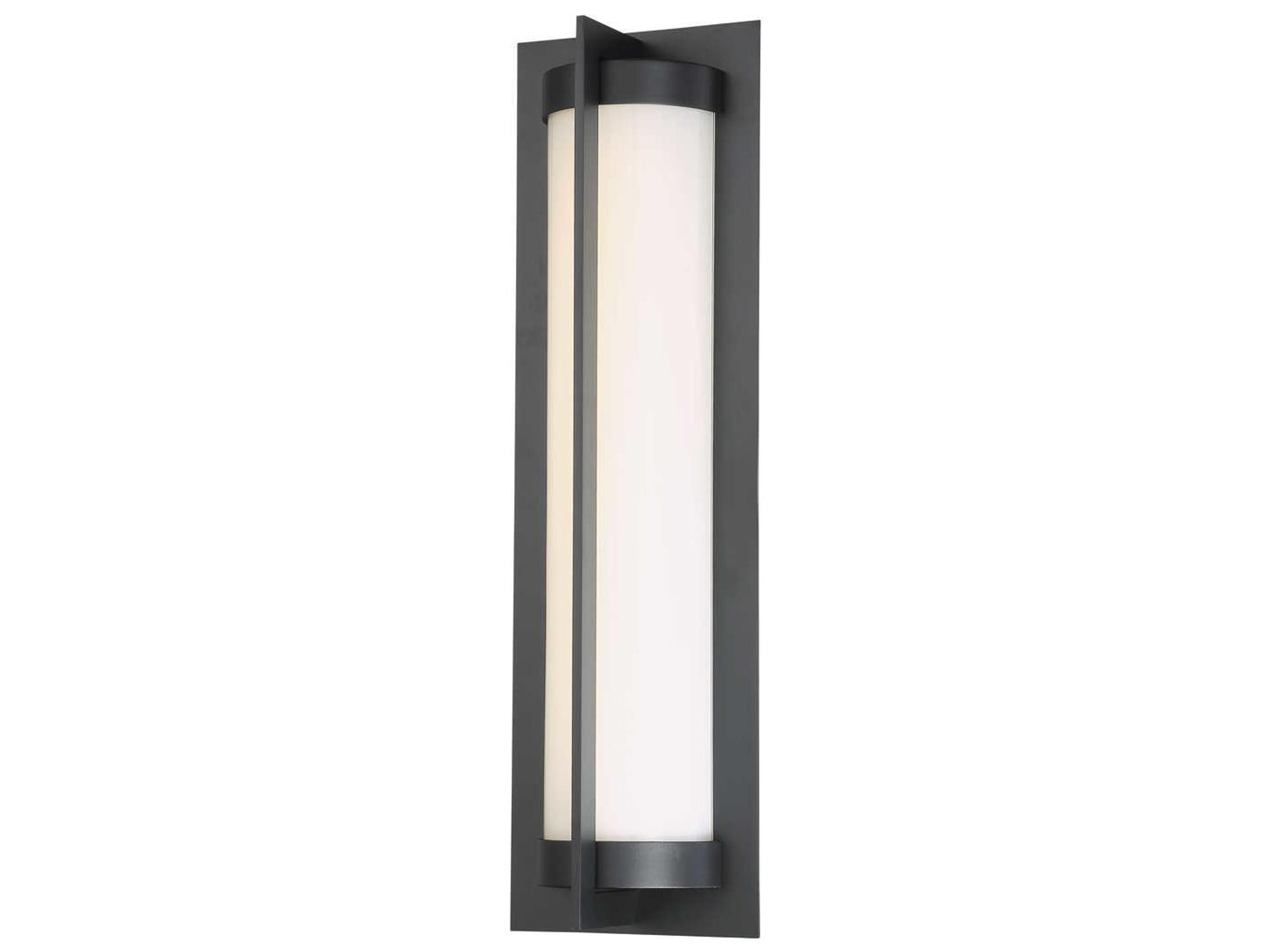 Oberon LED Outdoor Wall Light 20 Inch Black