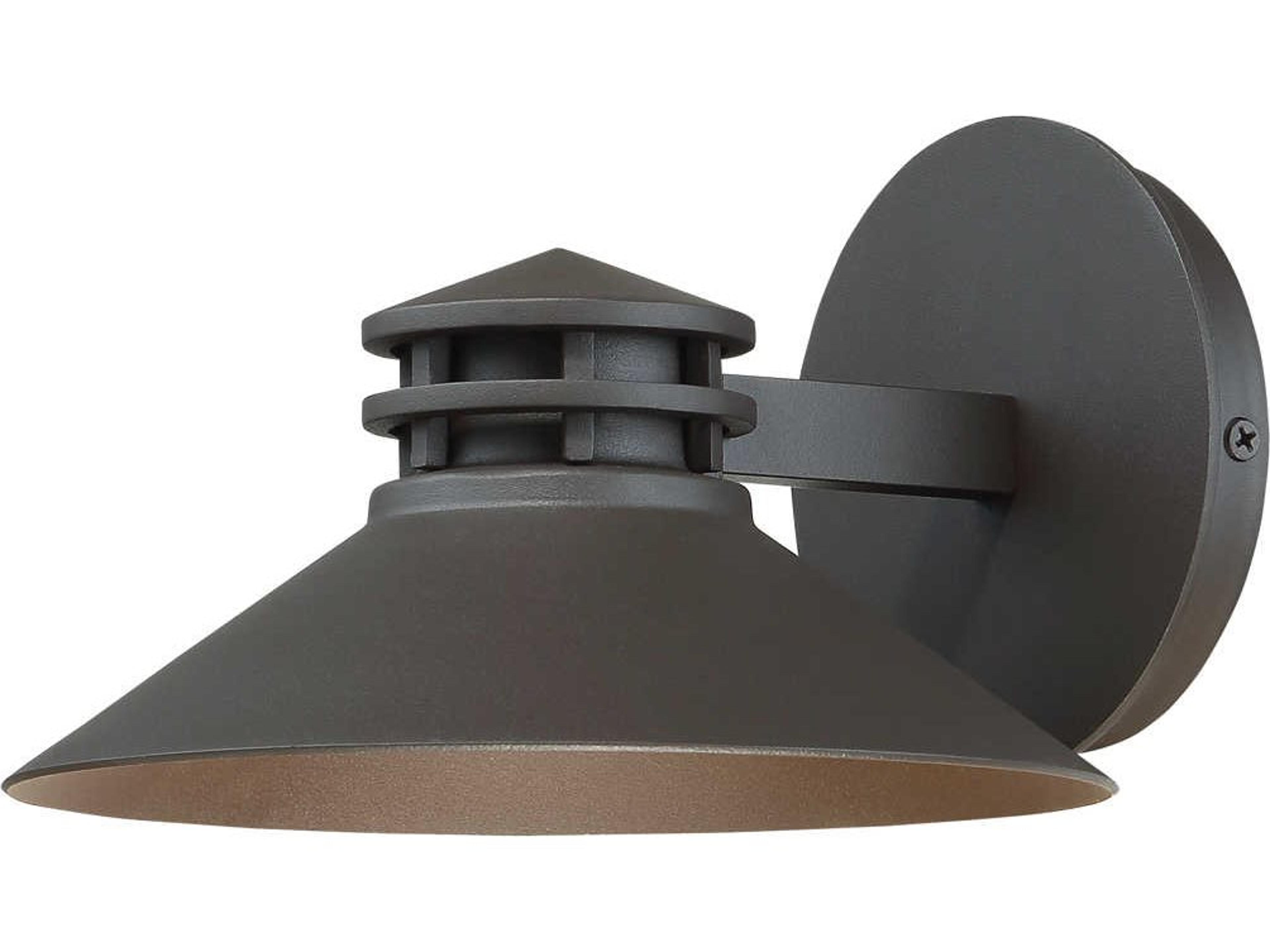 dweLED Sodor LED Outdoor Wall Light Bronze Modern Dark Sky