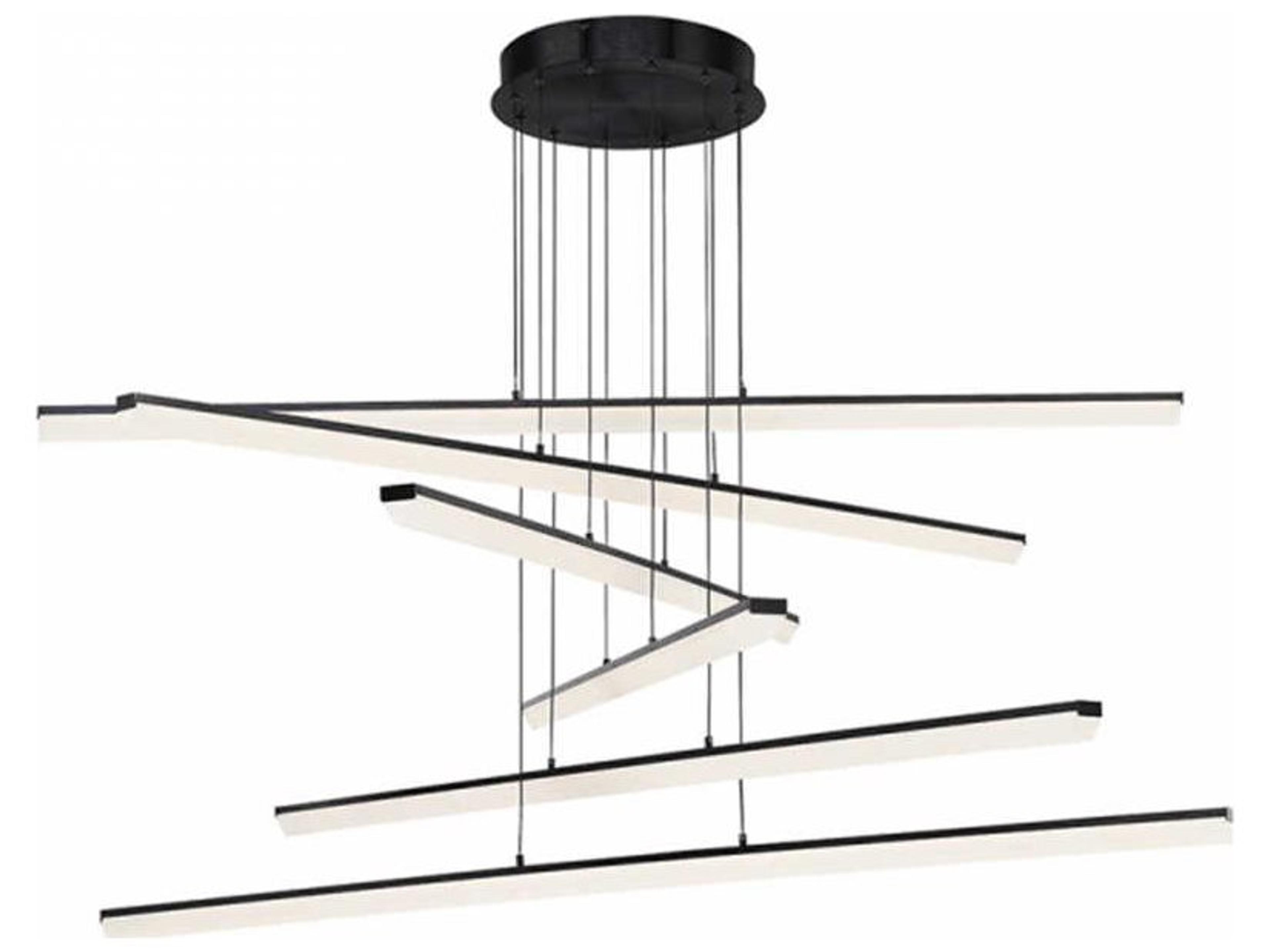 Stack 1-Light Black LED Pendant