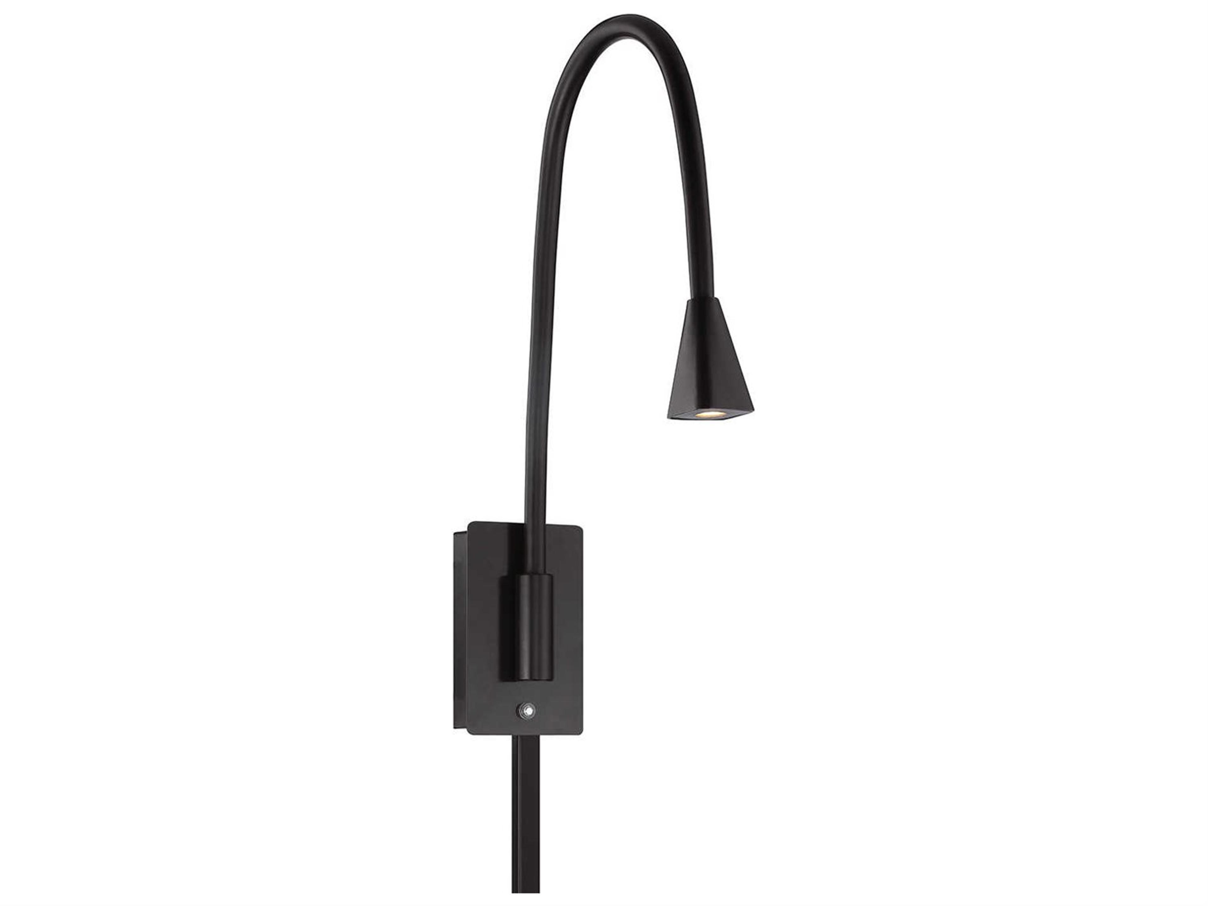 Stretch LED Swing Arm Wall Light Black
