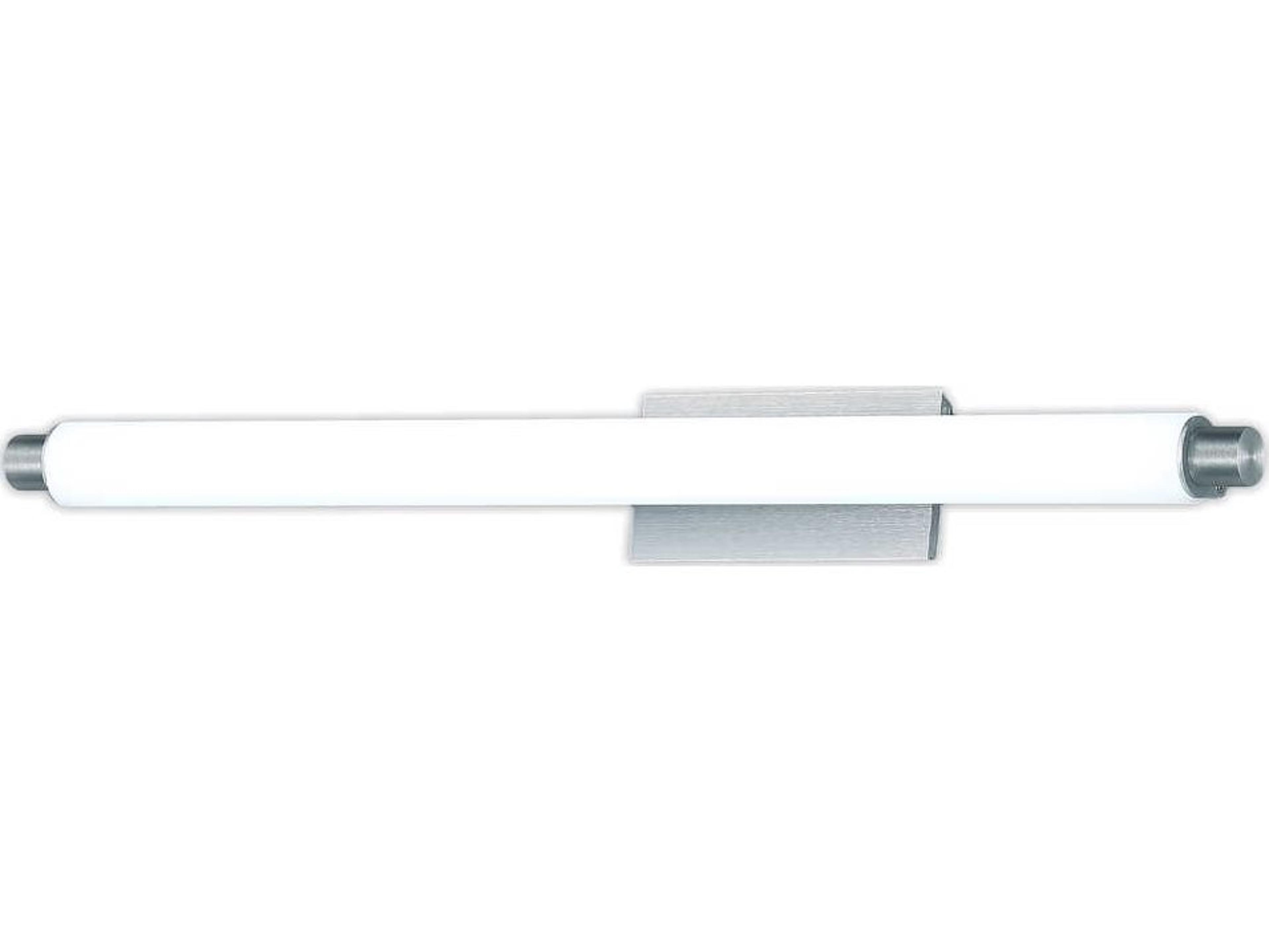 Vista 1-Light Brushed Aluminum Silver LED Vanity Light