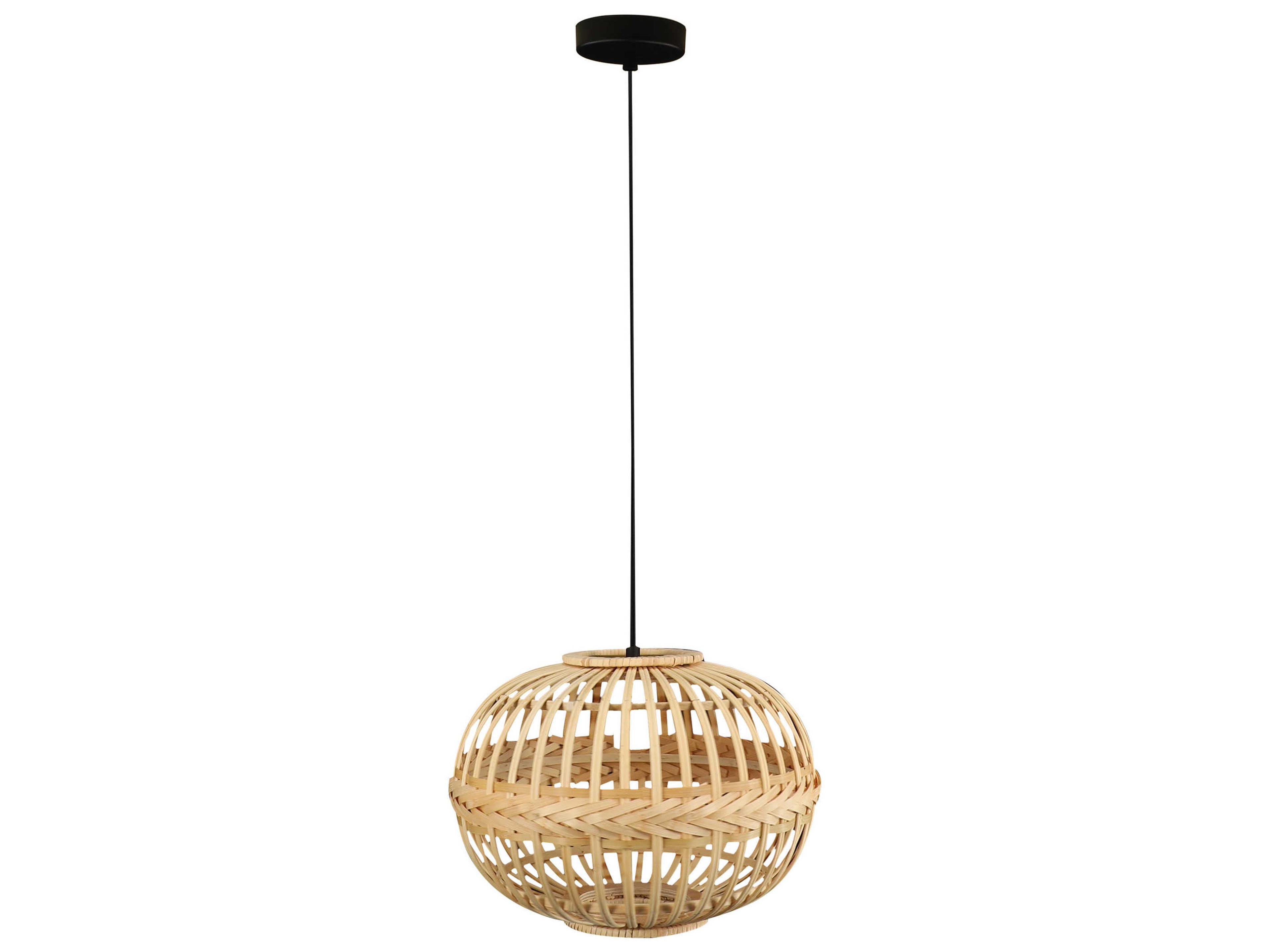 Amsfield 1-Light Brown Round Pendant