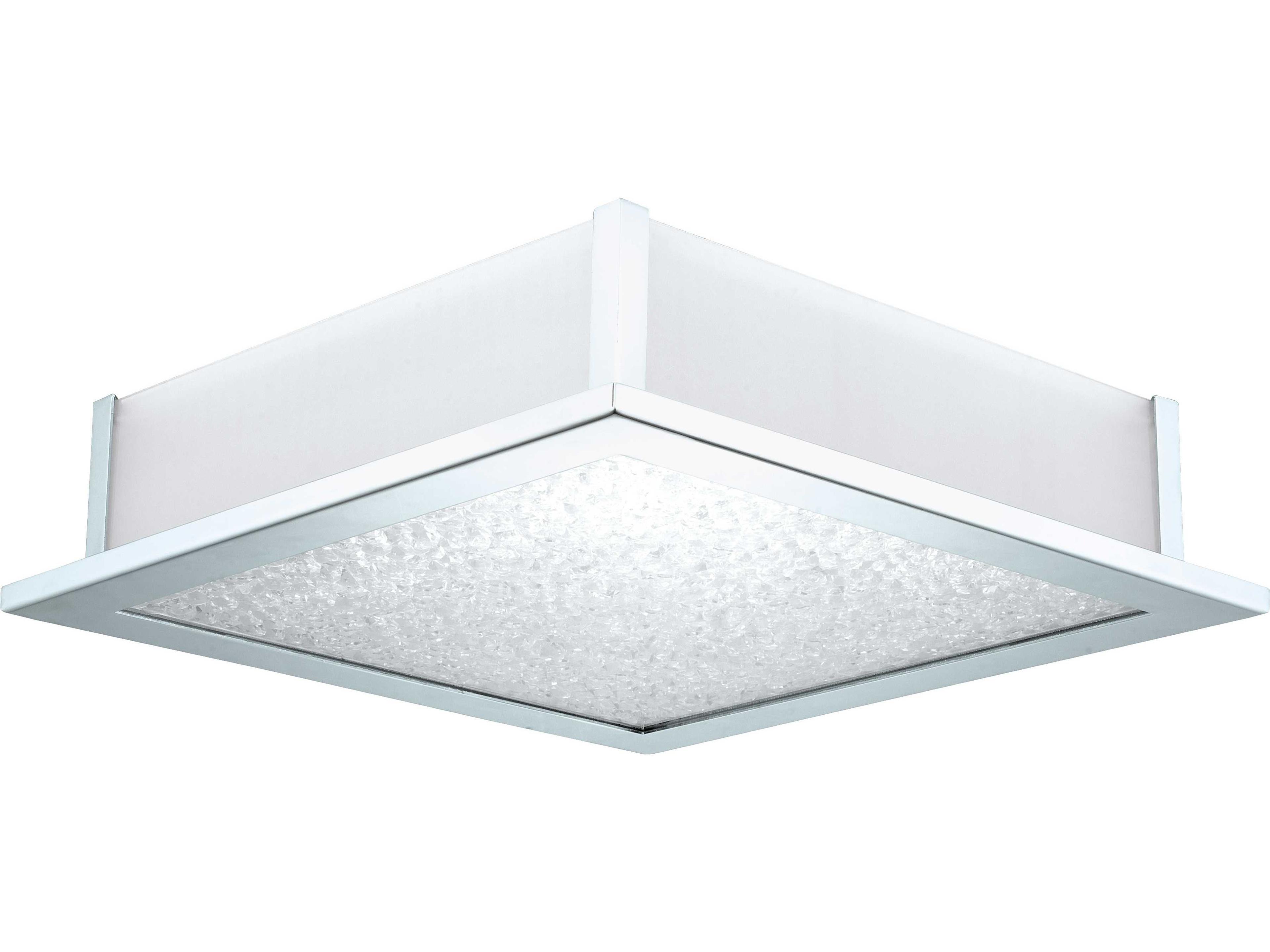 Eglo Auriga Crystal 5-Light Chrome Flush Mount