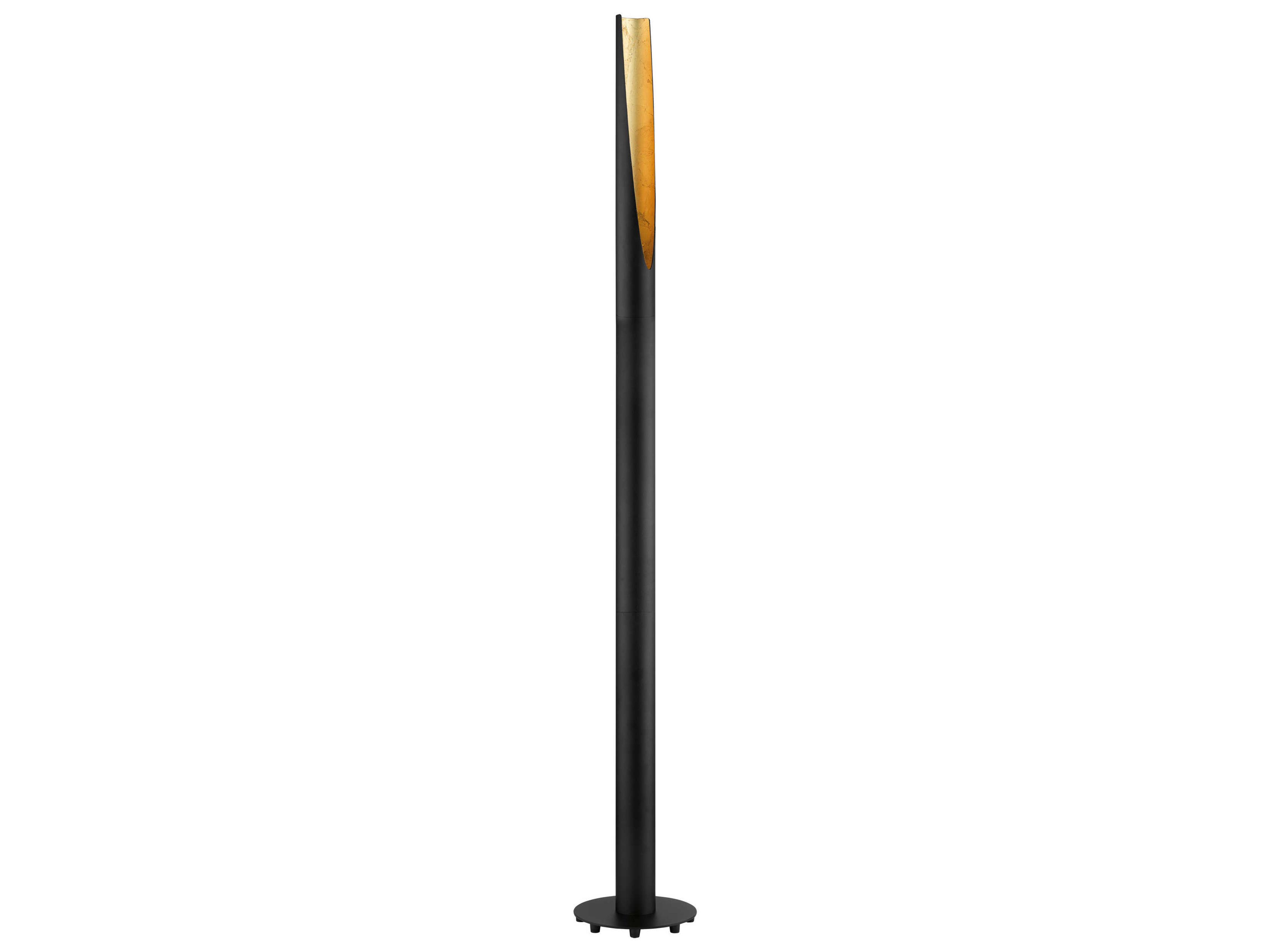 Barbotto Black Gold Metal Floor Lamp