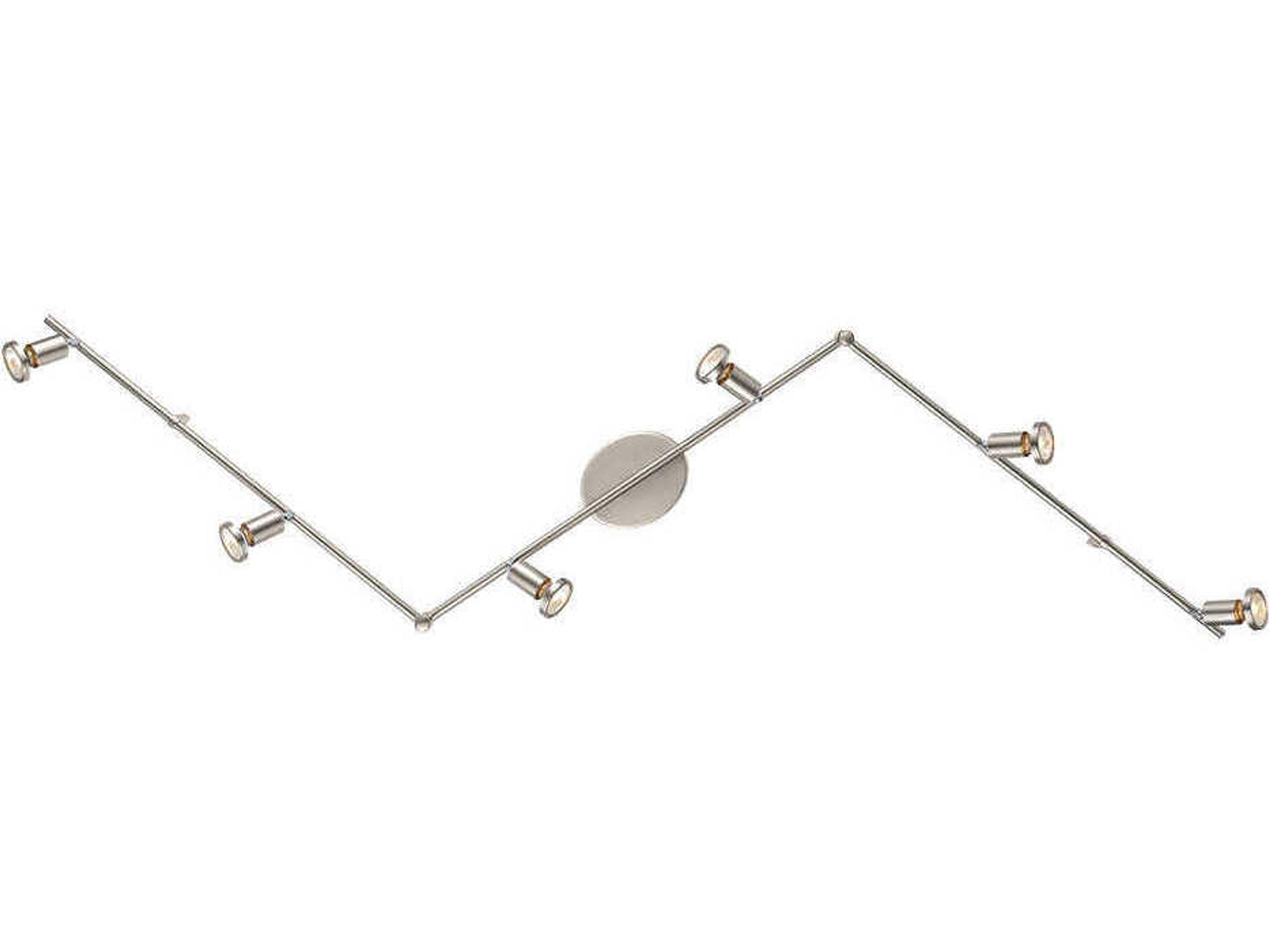Buzz 6-Light Matte Nickel Track & Rail Light