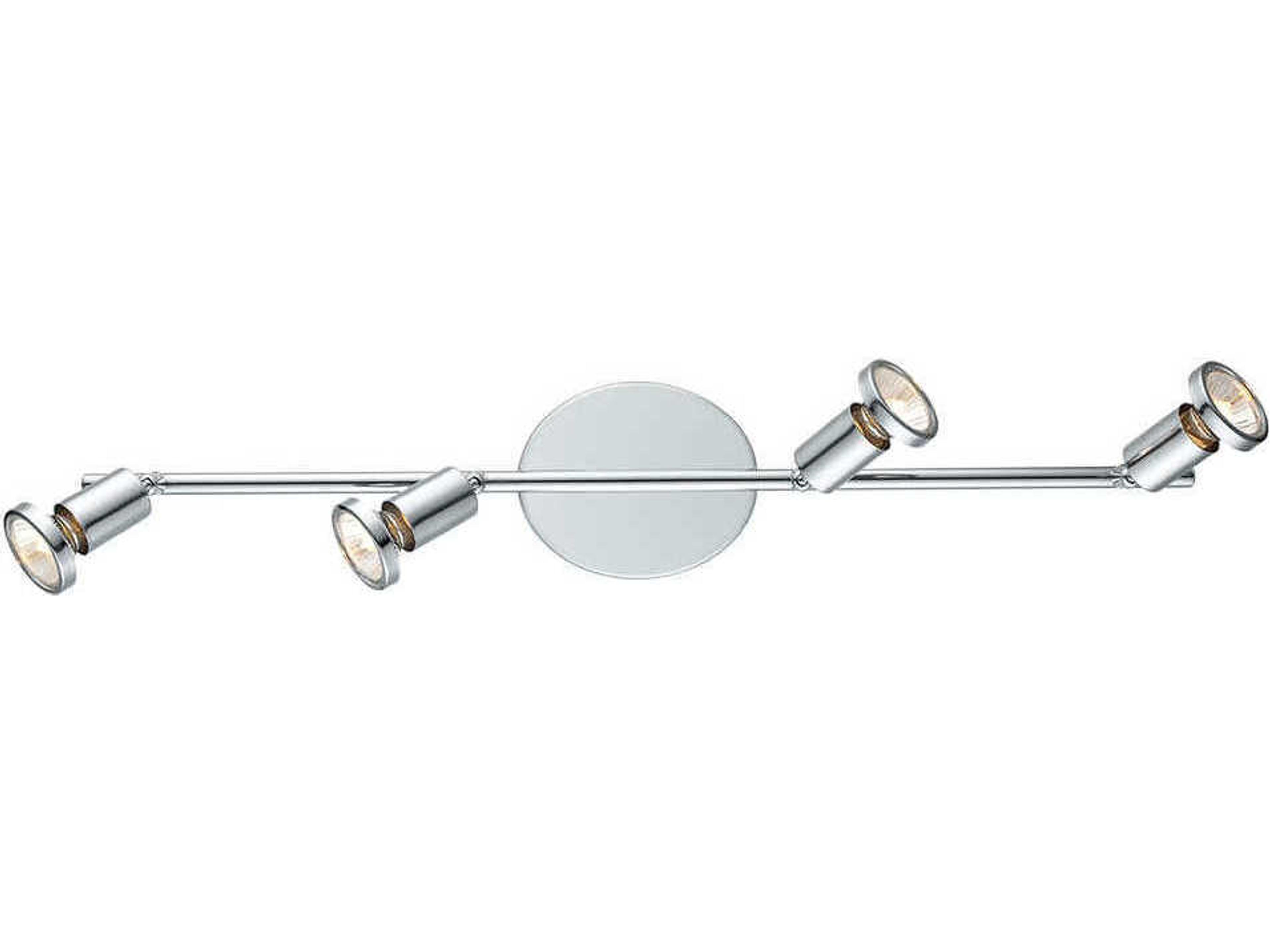 Buzz 4-Light Chrome Track & Rail Light
