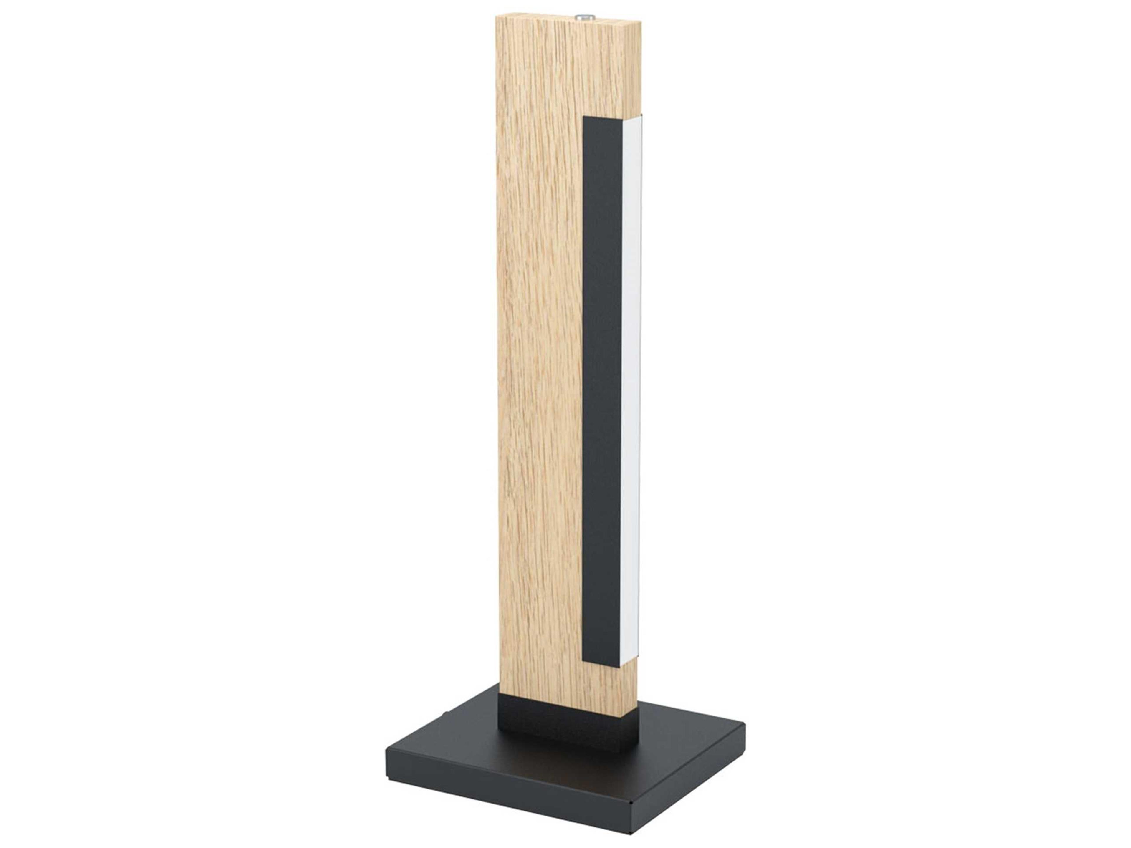 Eglo Camacho Black Wood Brown Table Lamp