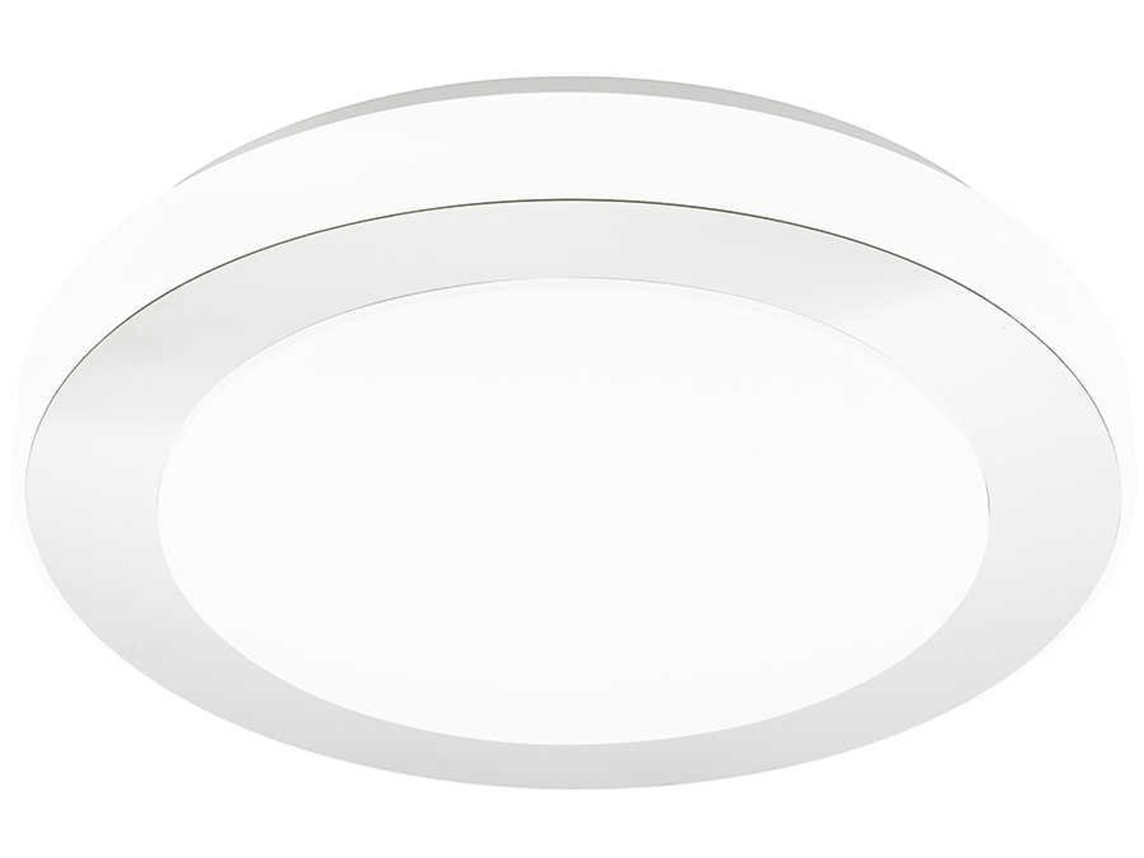 Carpi 1-Light Chrome Round Flush Mount
