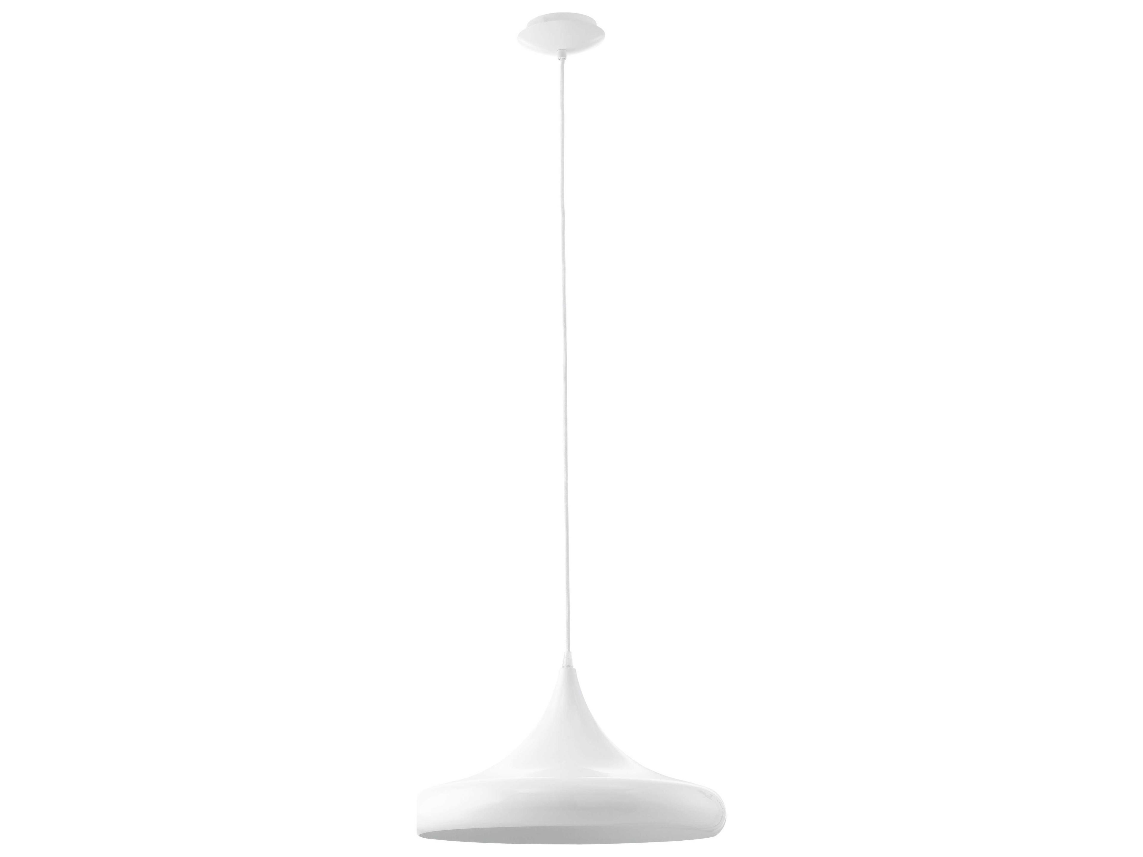 Coretto 1-Light White Pendant
