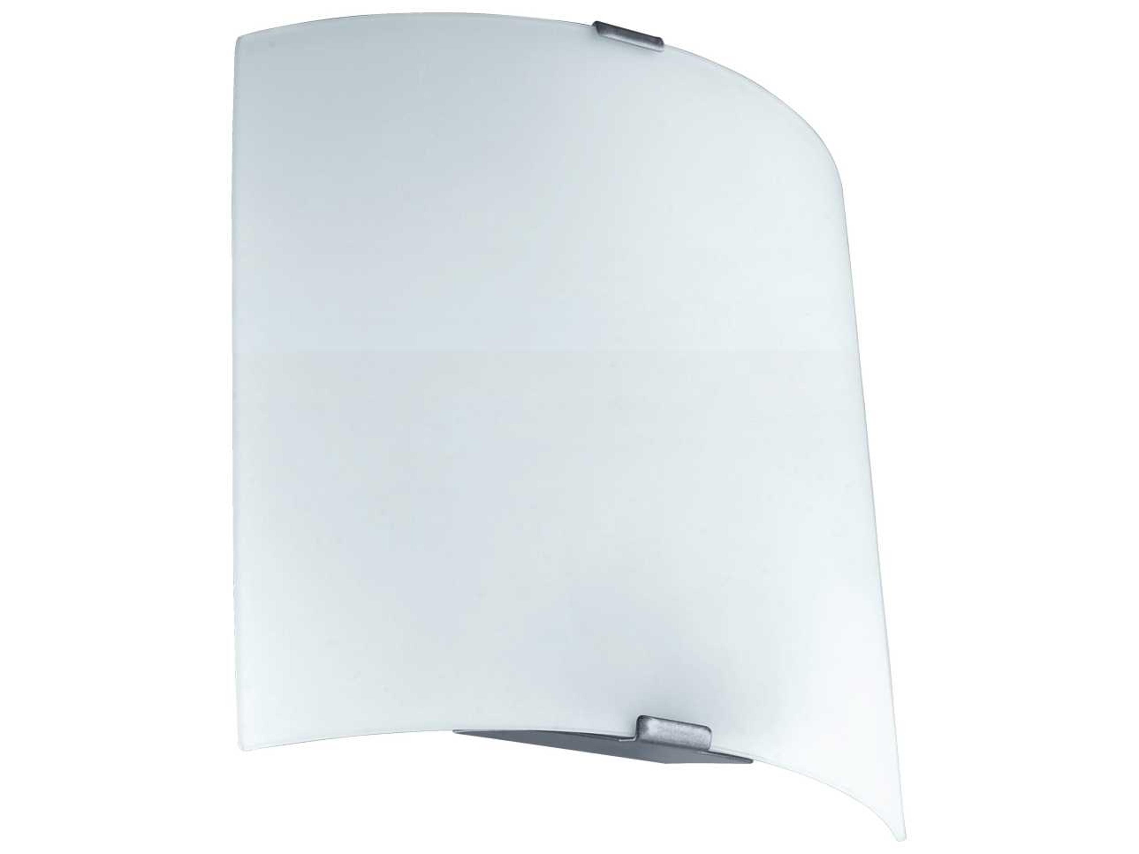 Grafik 1-Light Silver Wall Sconce