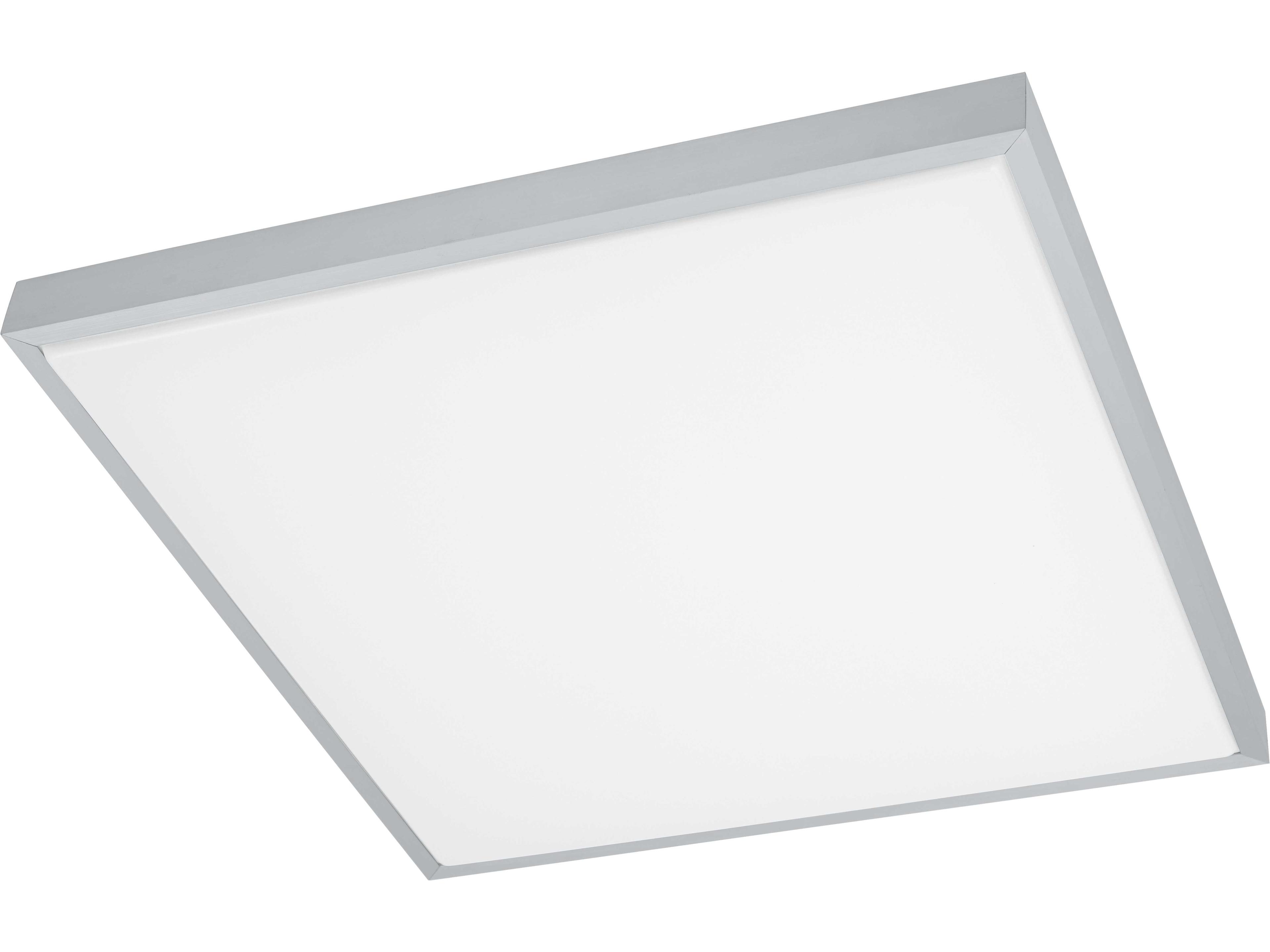 Idun 1-Light Brushed Aluminum Silver Flush Mount