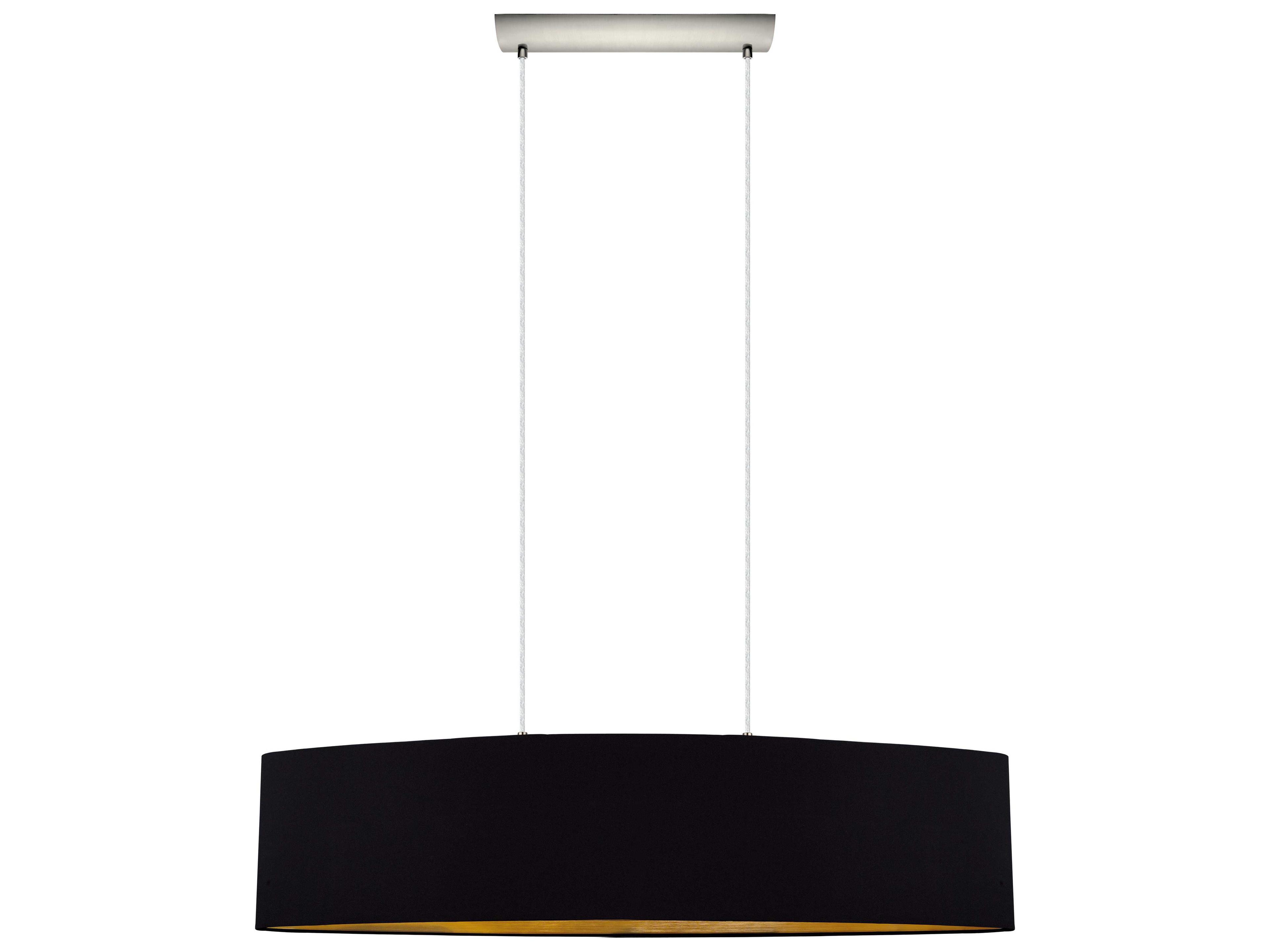 Maserlo Pendant Light in Satin Nickel and Gold