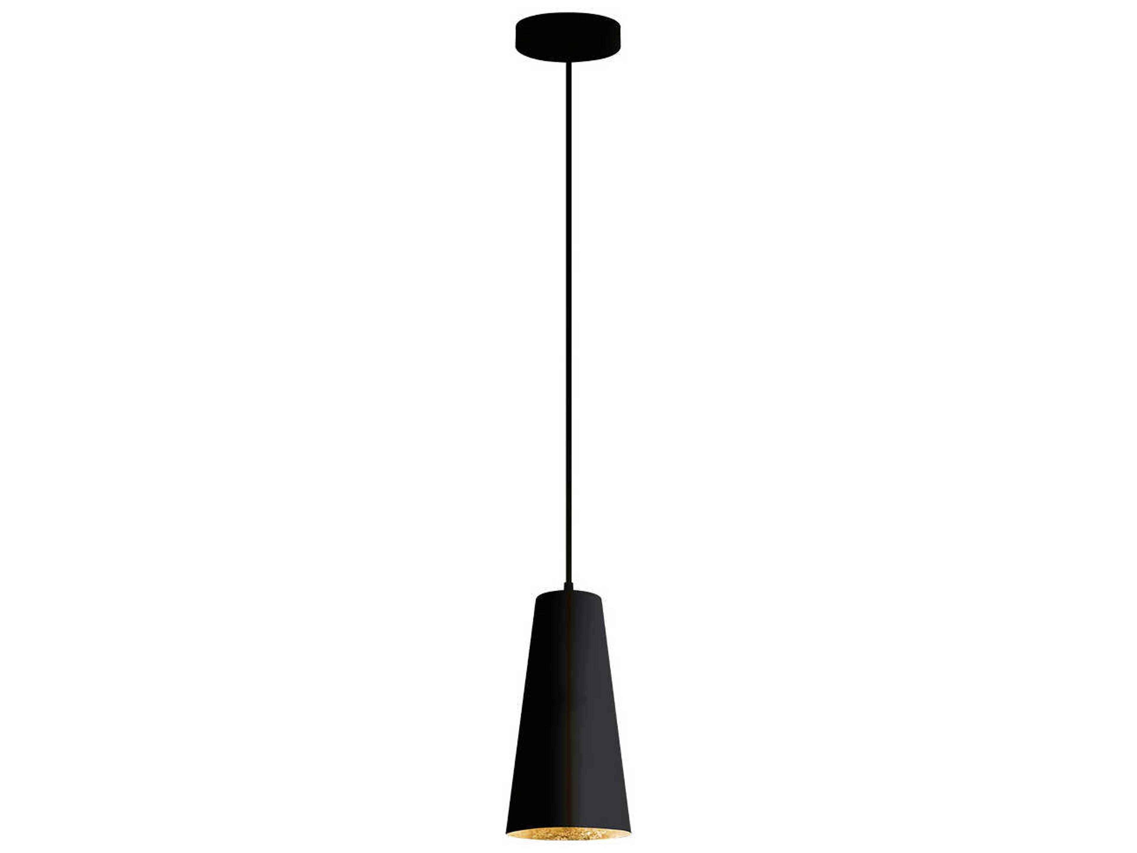 Pratella 1-Light Black Gold Mini Pendant
