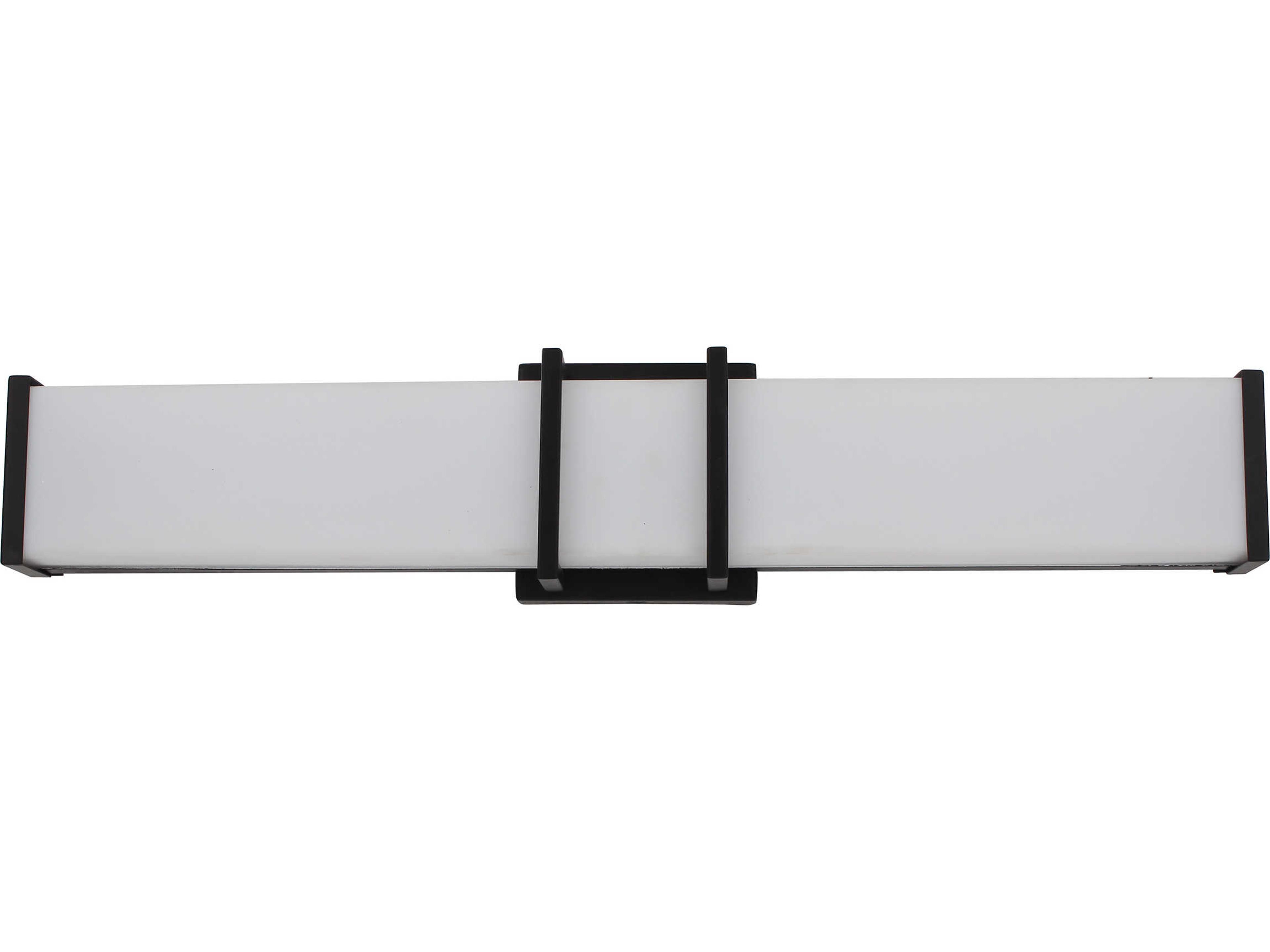 Tomero 1-Light Matte Black Vanity Light