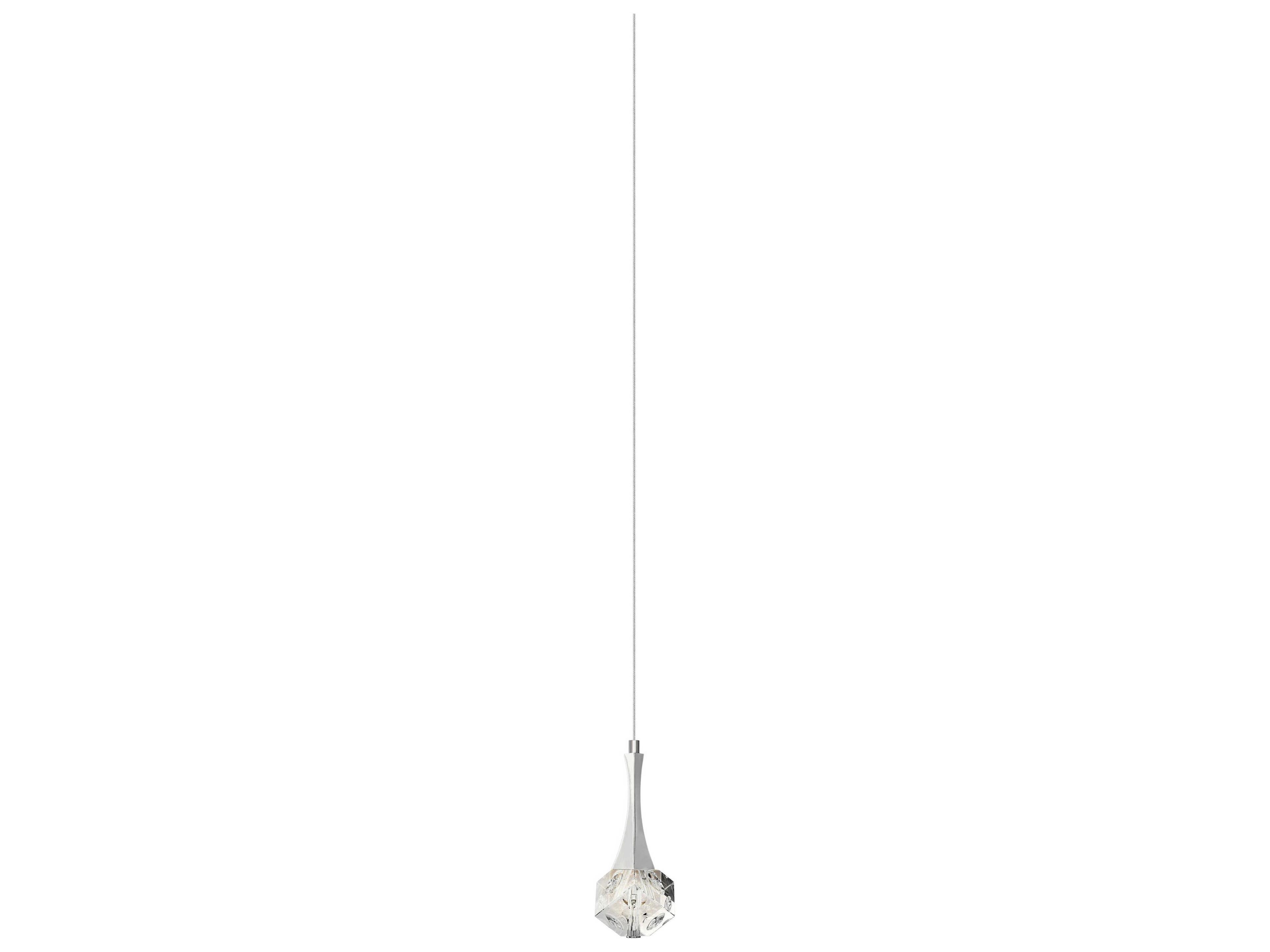 Rockne 1-Light Chrome Crystal LED Mini Pendant