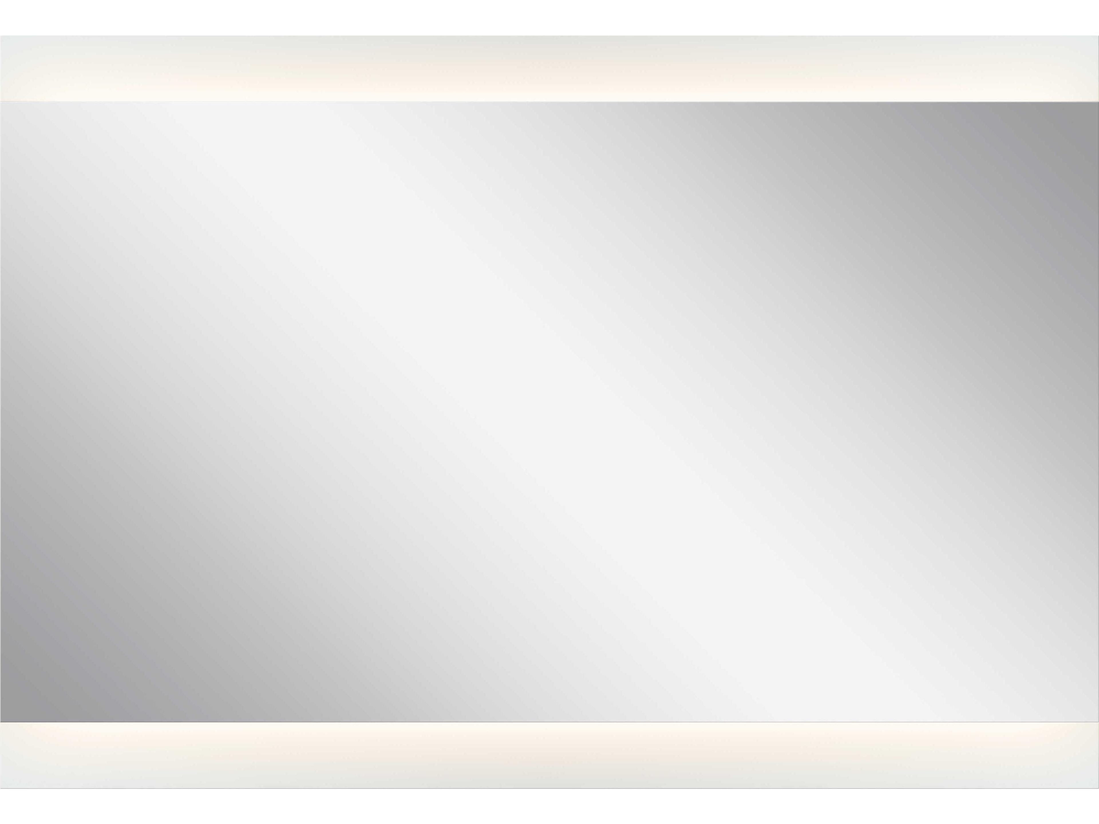 Frosted Rectangular LED Backlit Wall Mirror