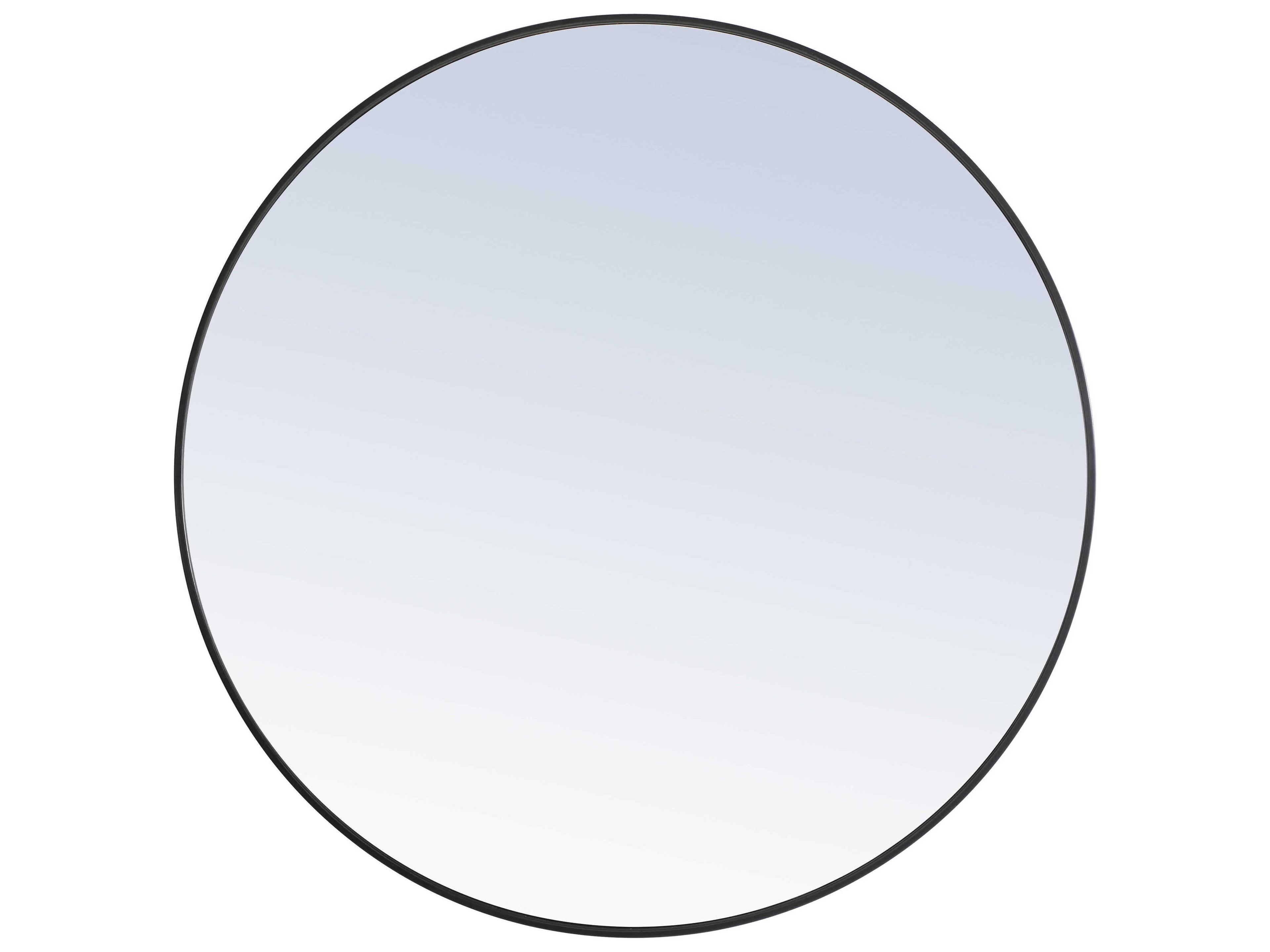 Eternity Round Black Mirror 42 Inch