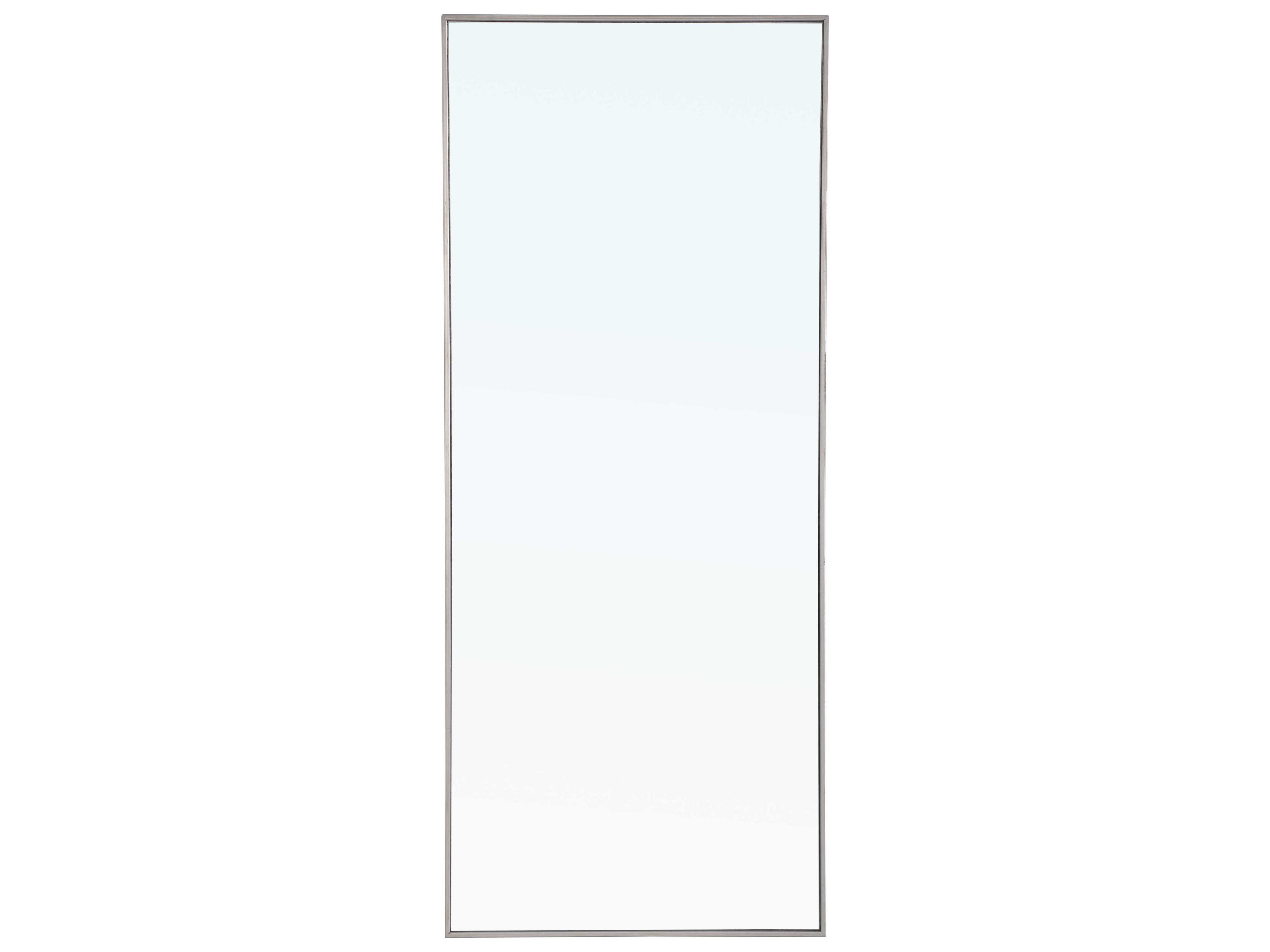 Monet Rectangular Wall Mirror in Silver