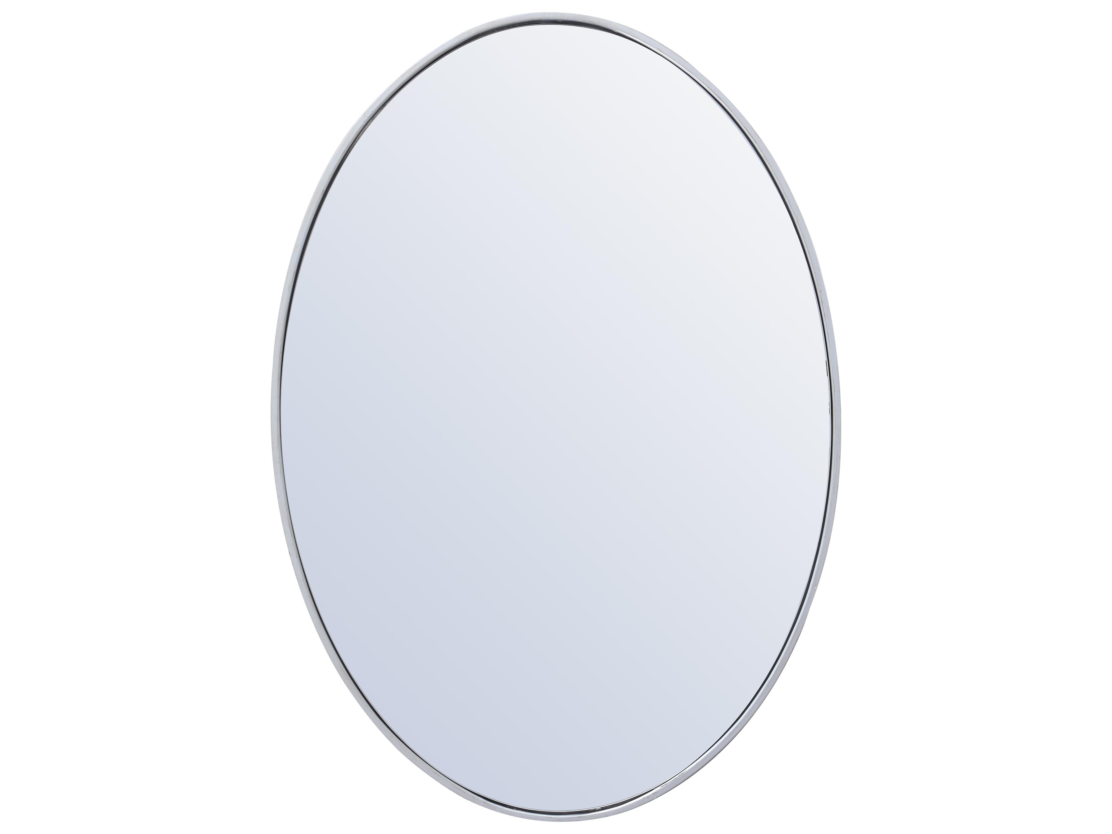 Eternity Silver Oval Wall Mirror