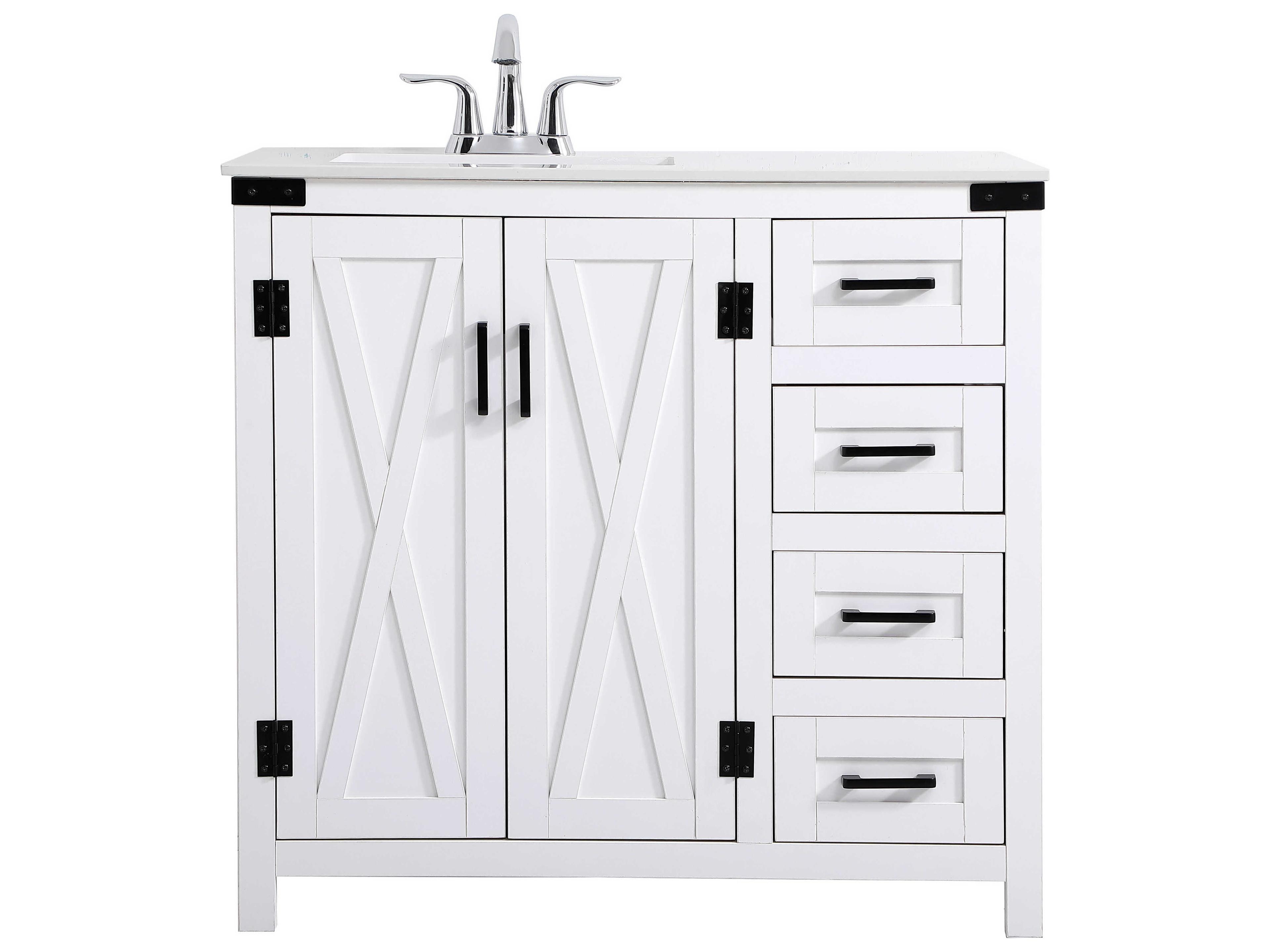 Grant White 36" Vanity
