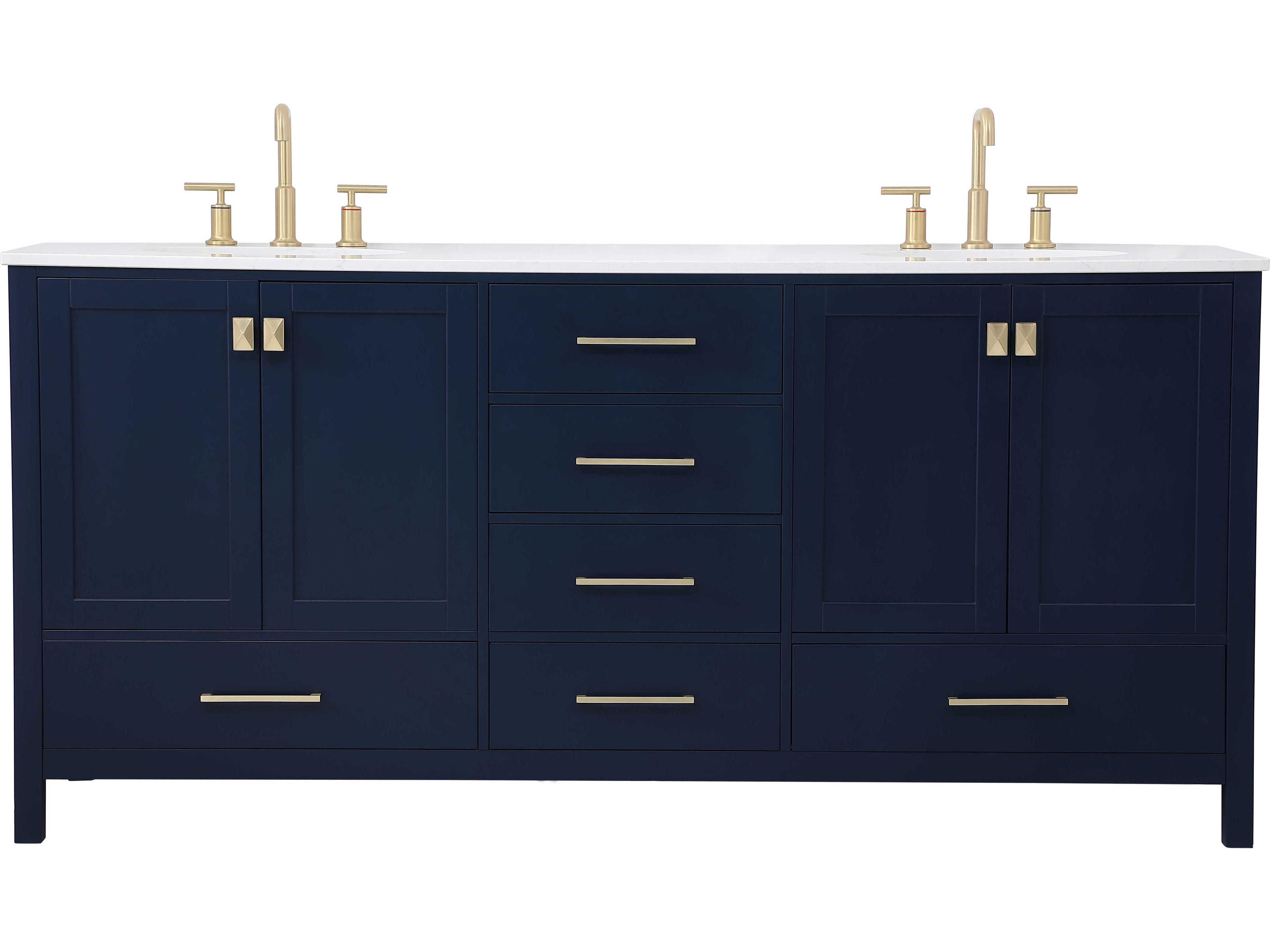 Irene Blue 72" Vanity