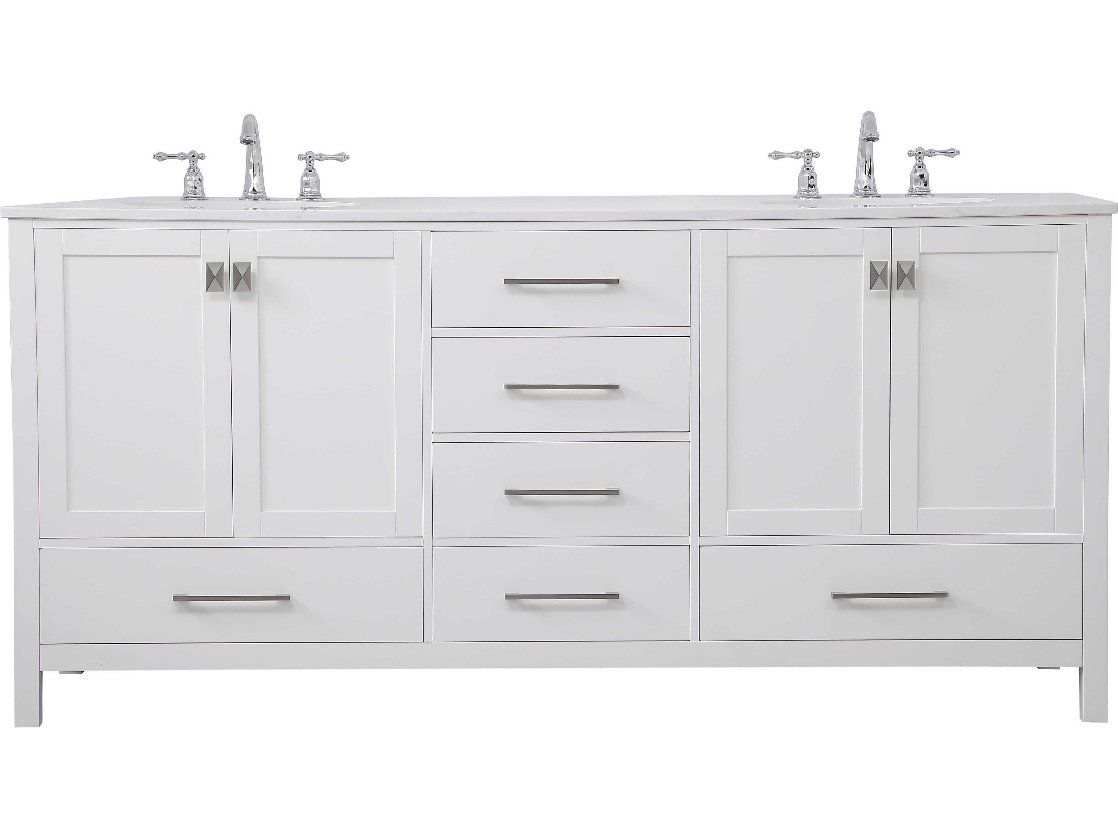 Irene 72-Inch Double Vanity a Contemporary Classic