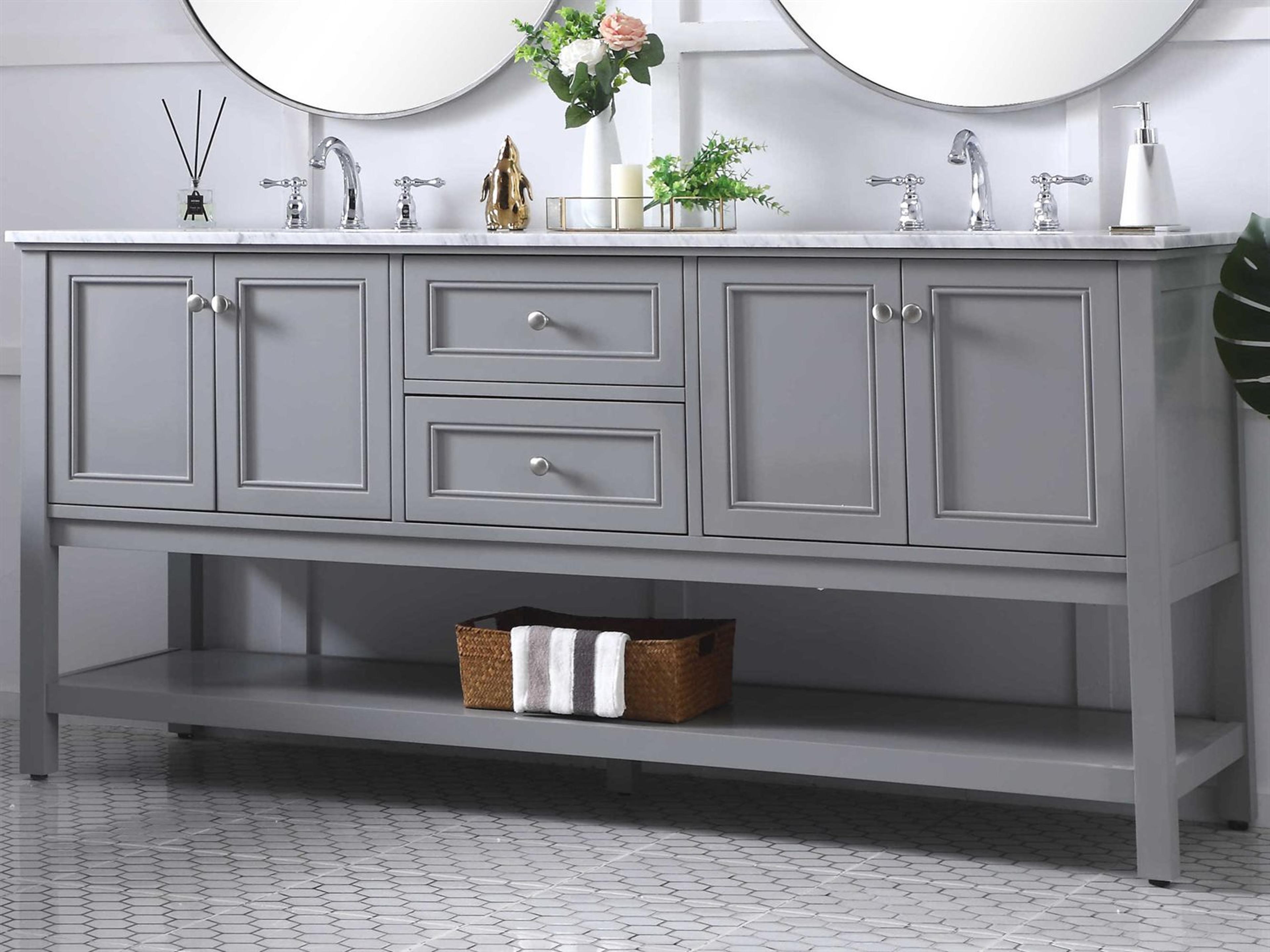 Metropolis Grey 72" Vanity