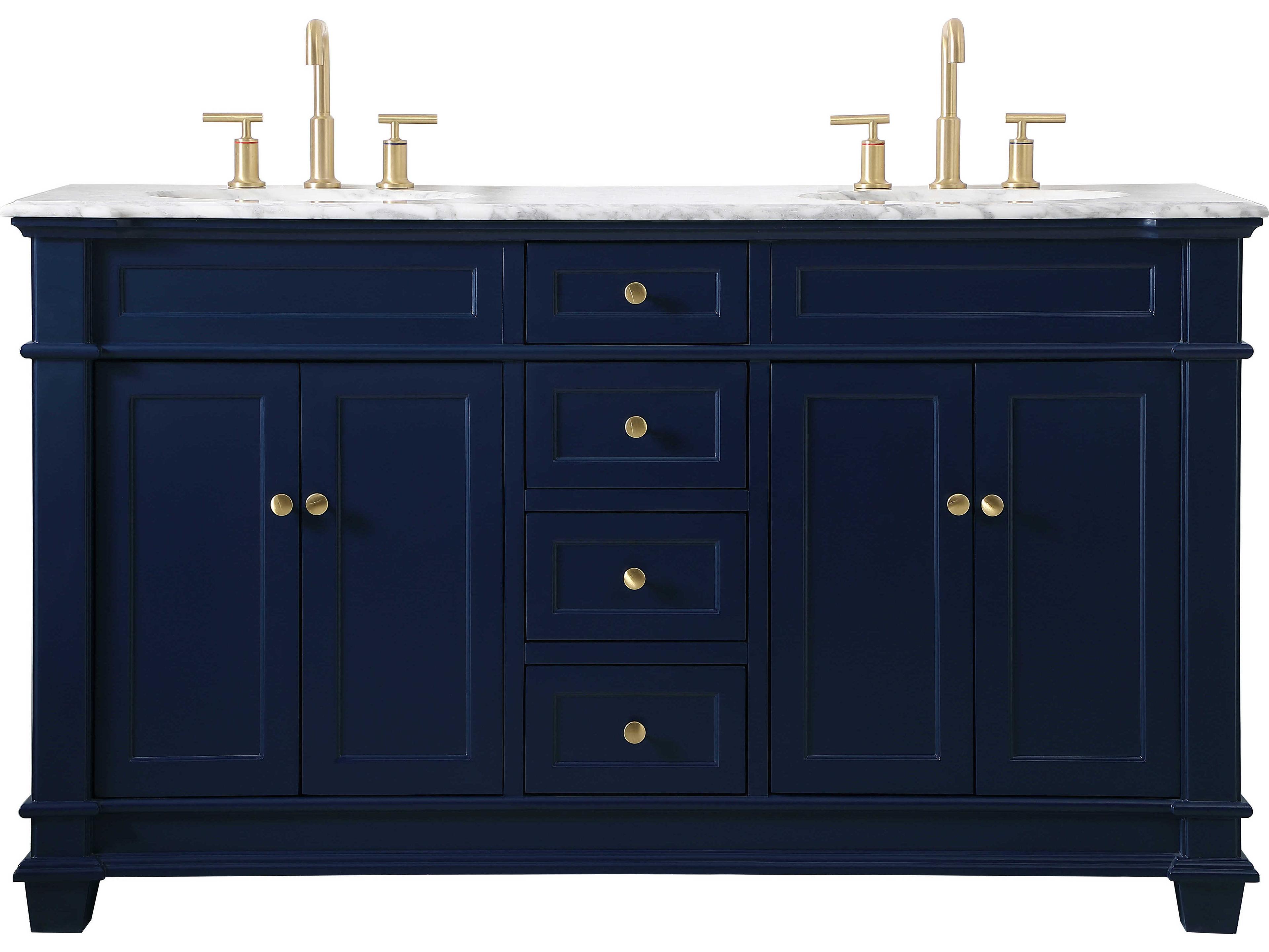 Wesley Blue 60" Vanity