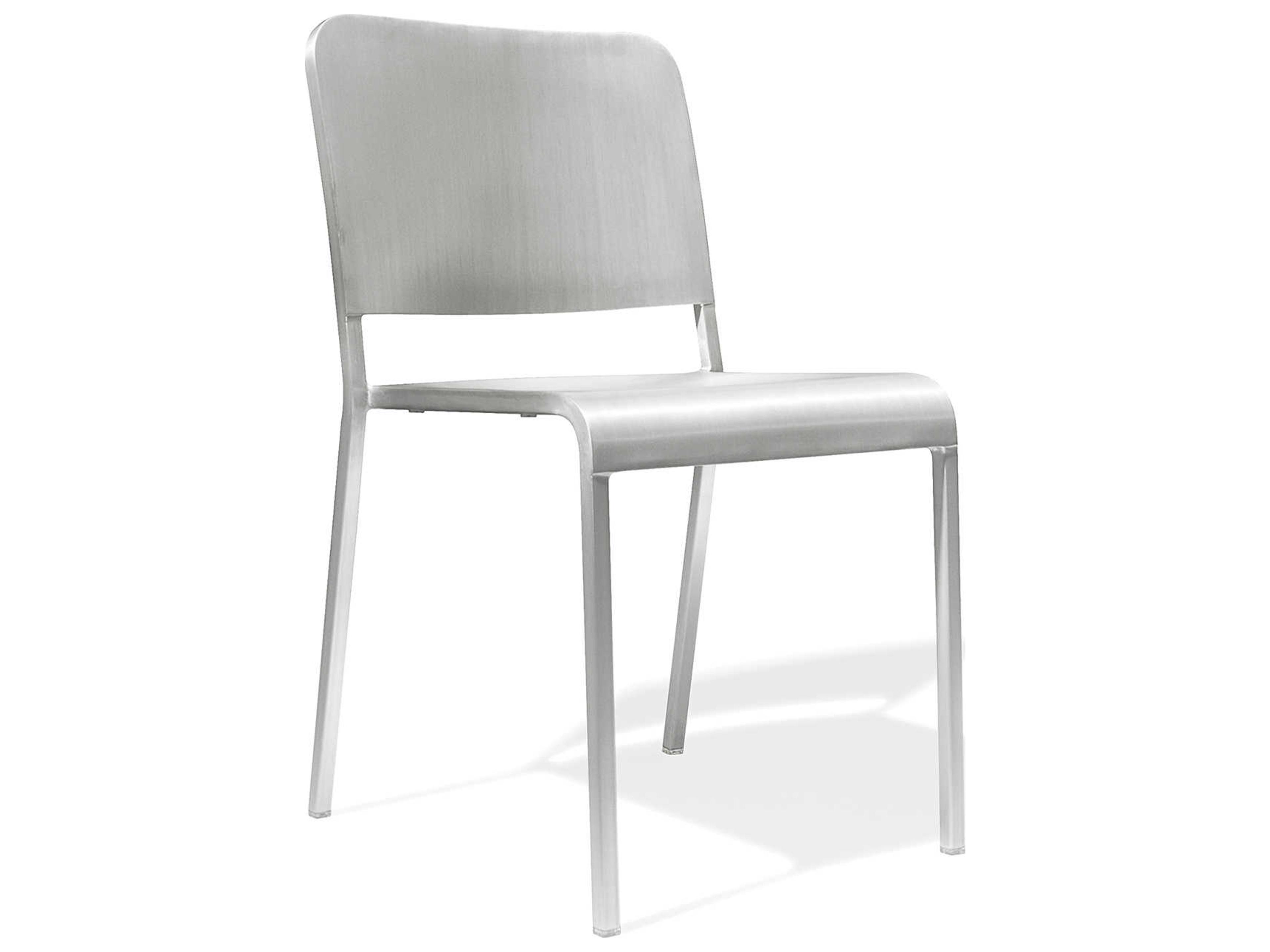 Norman Foster Silver Side Dining Chair