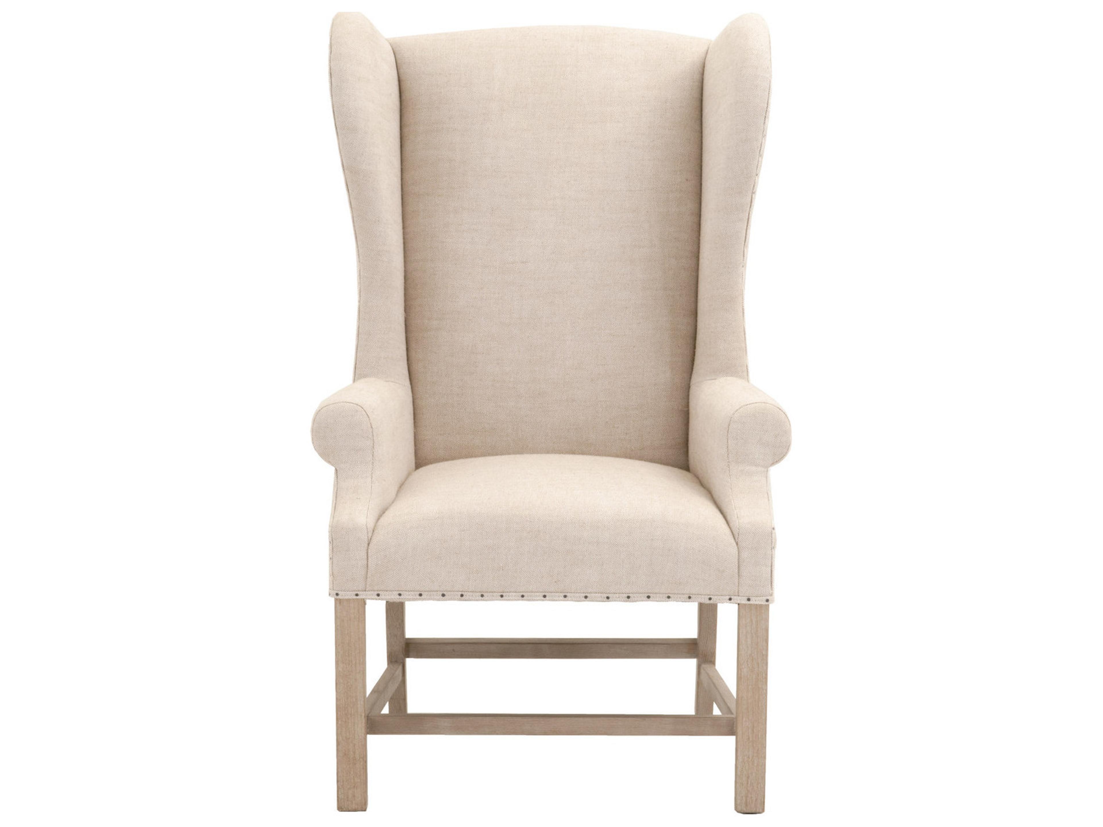 Luxecor Respite Beige Fabric Accent Chair
