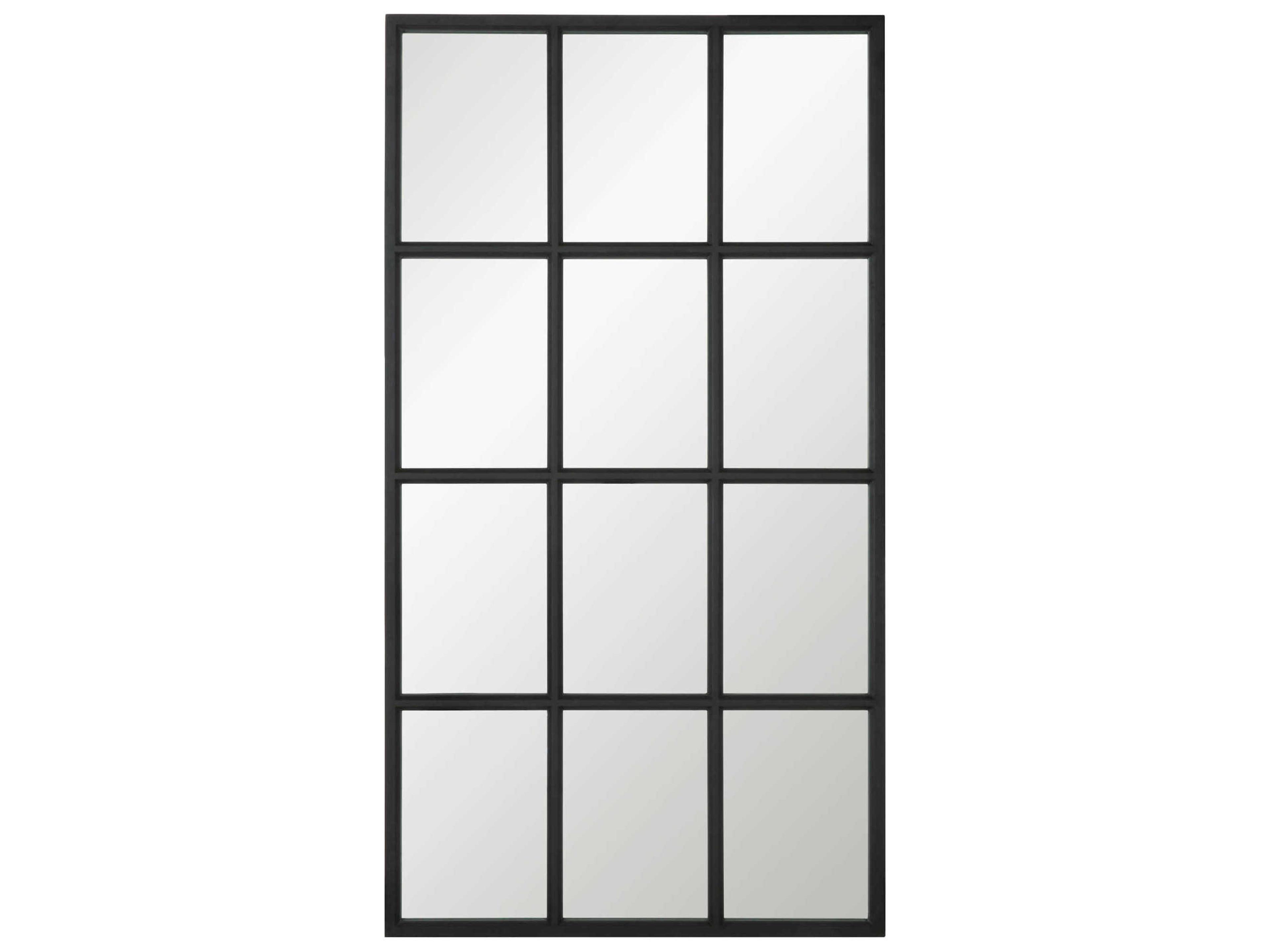 Luxecor Stitch & Hand Grid Rectangular Floor Mirror