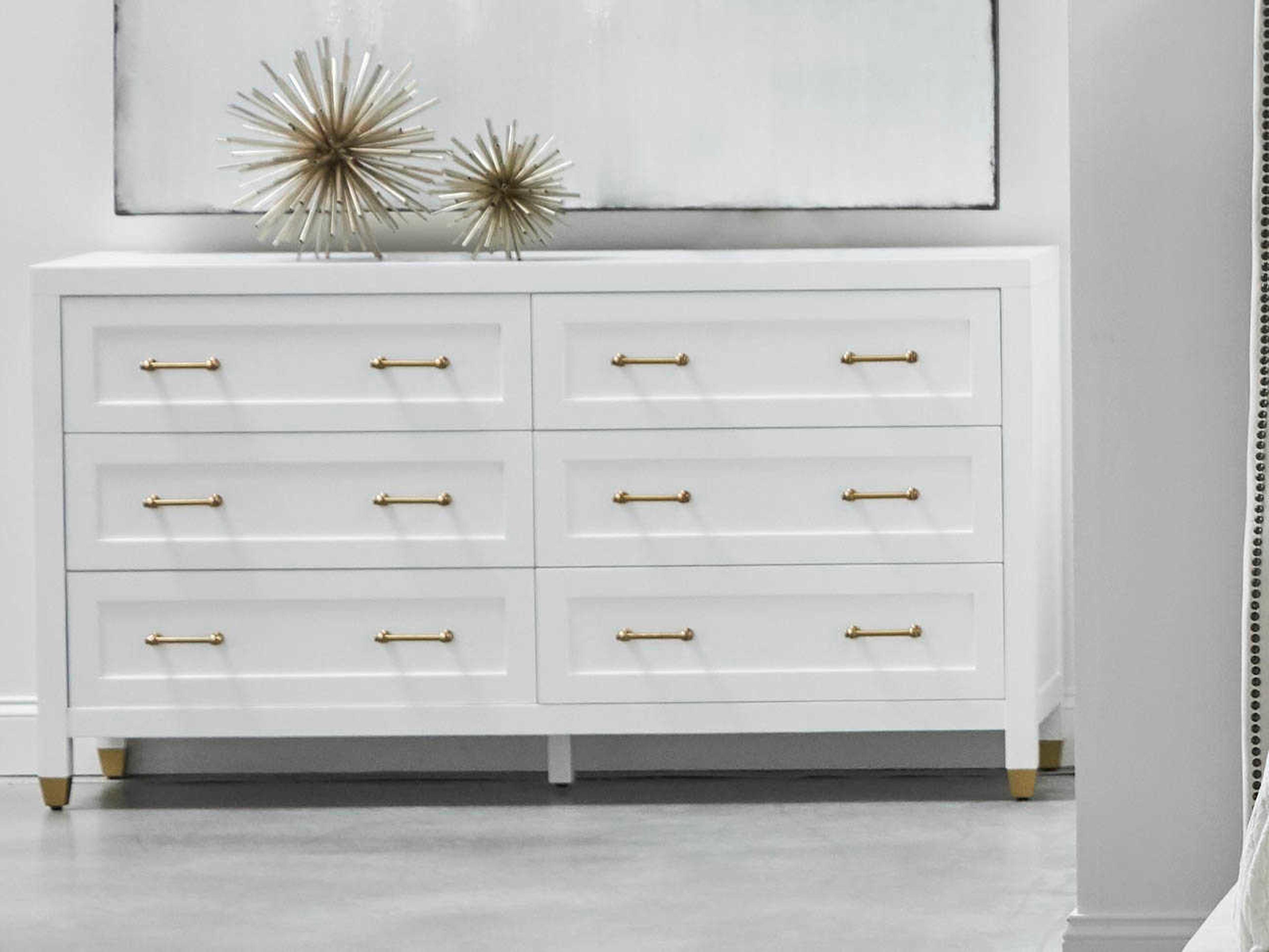 Luxecor Respite 6-Drawers Ply Wood Double Dresser