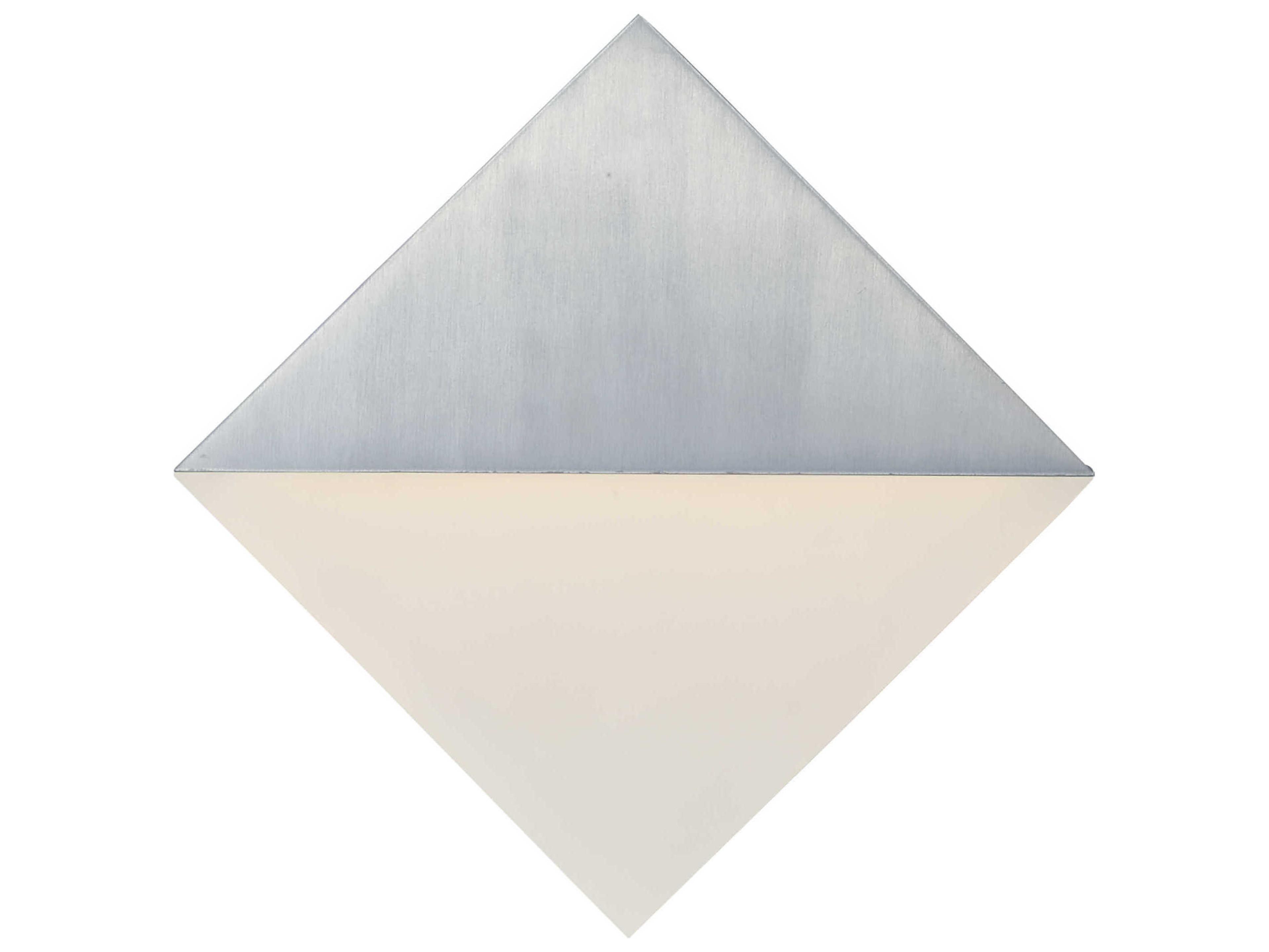 Alumilux Glow LED Outdoor Wall Sconce Satin Aluminum