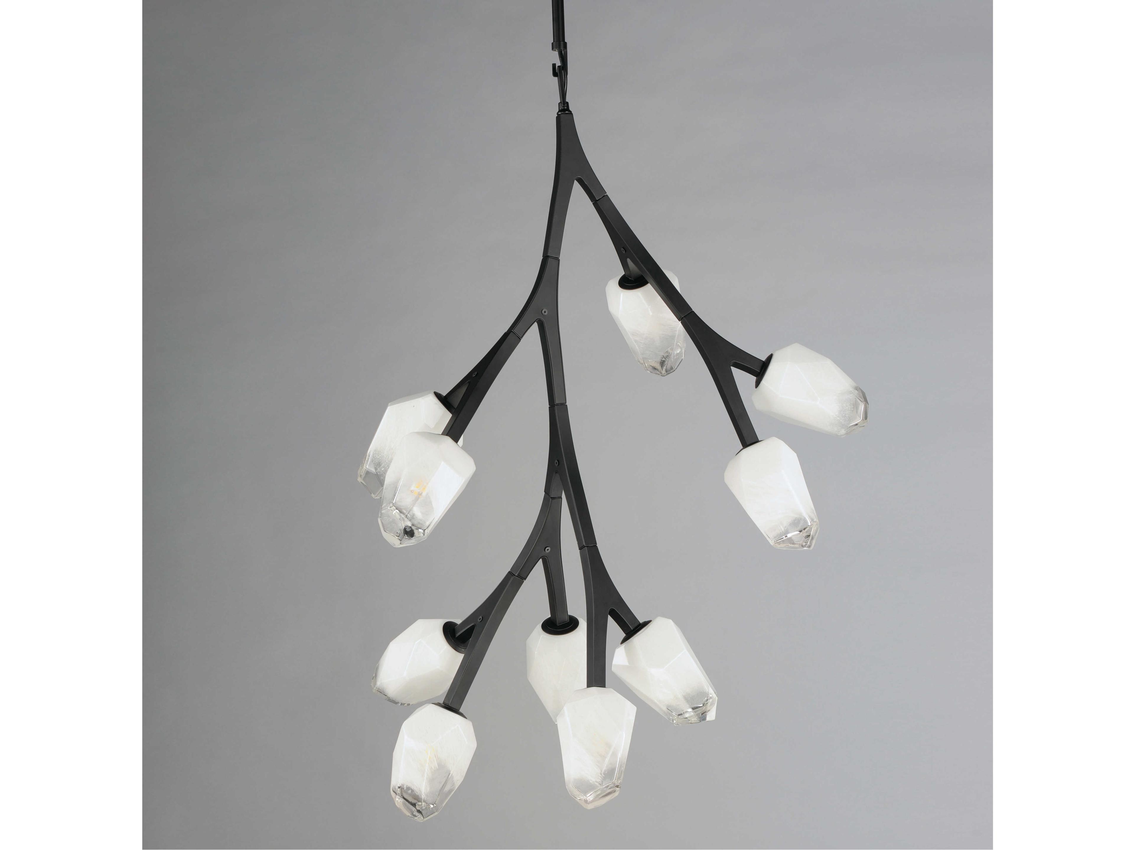 Blossom 10-Light Multi-Light Pendant in Black