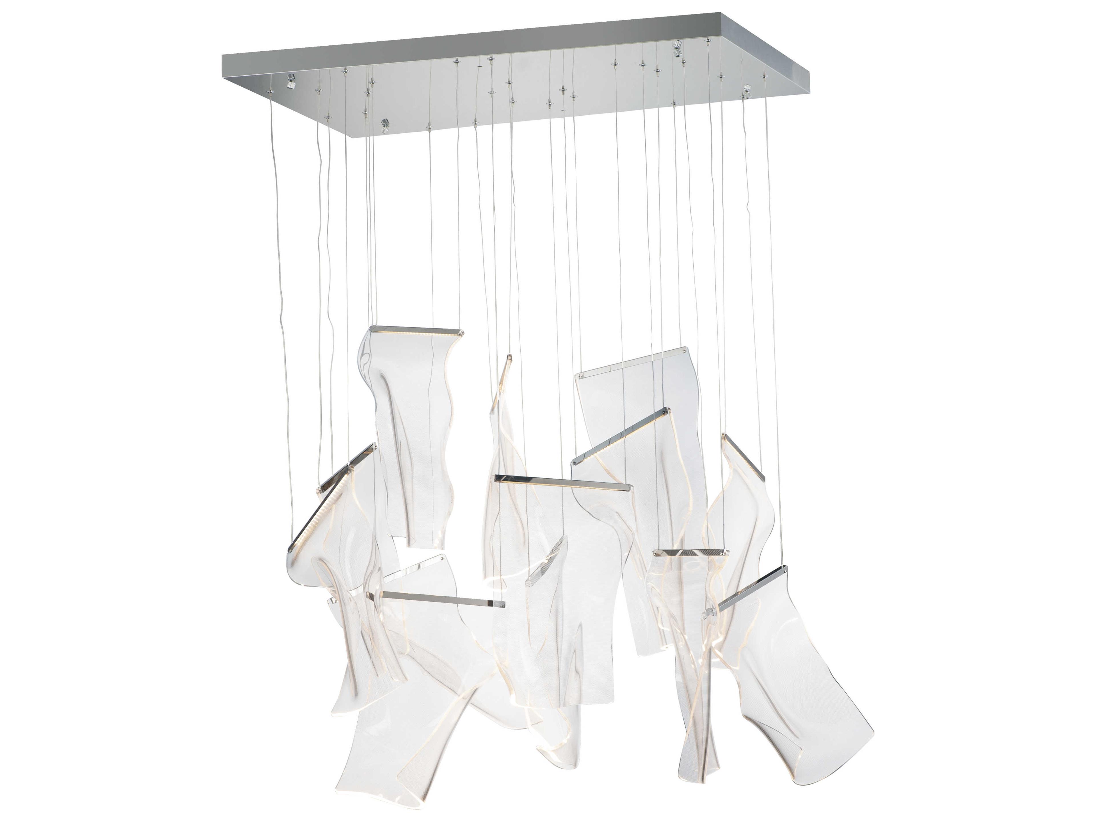 Rinkle Multi-Light Pendant in Polished Chrome